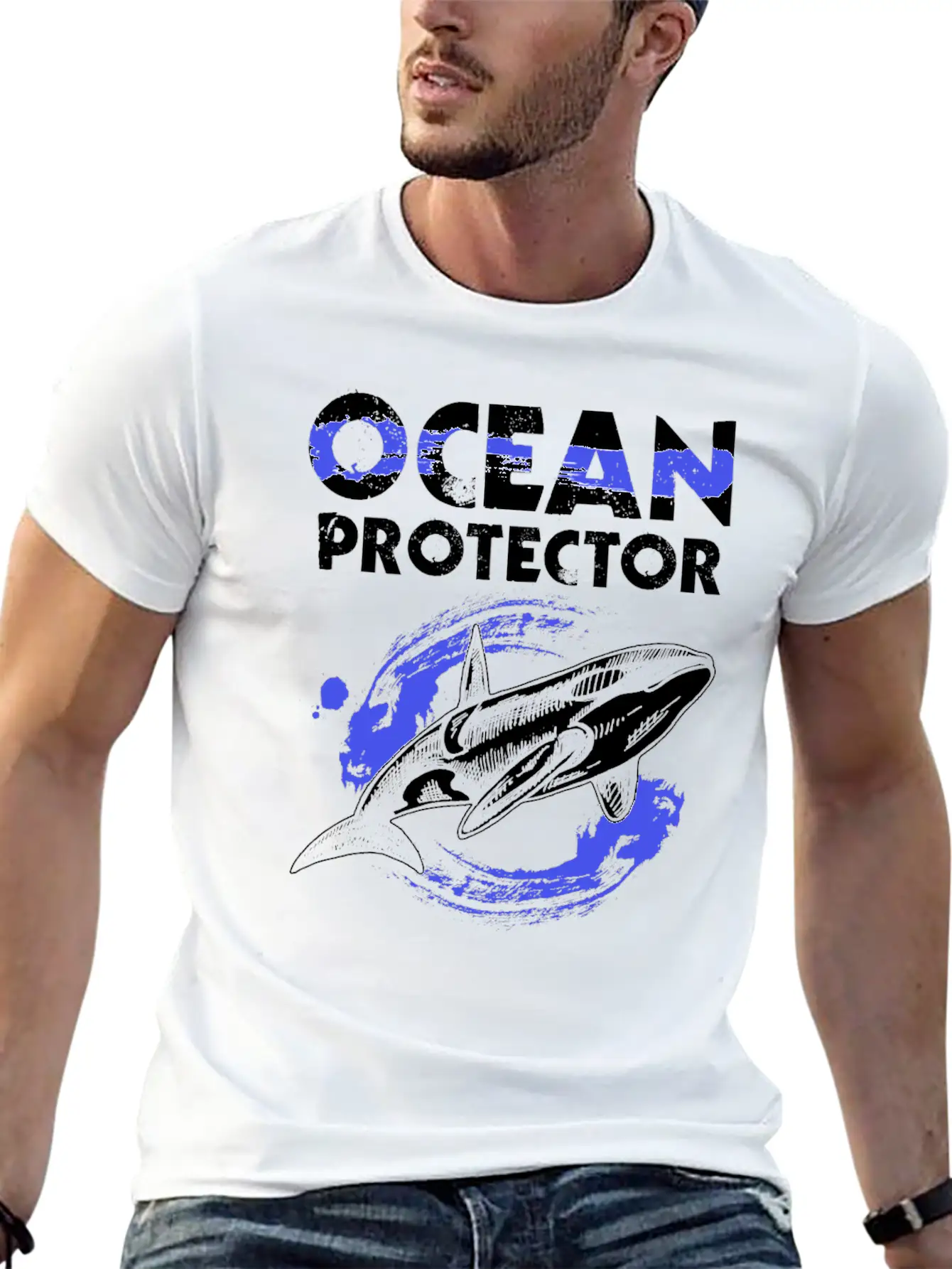 Environmental Protection Nature Conservation Ocean Stylish Everyday T-Shirt – Unisex Basic Cotton Tee