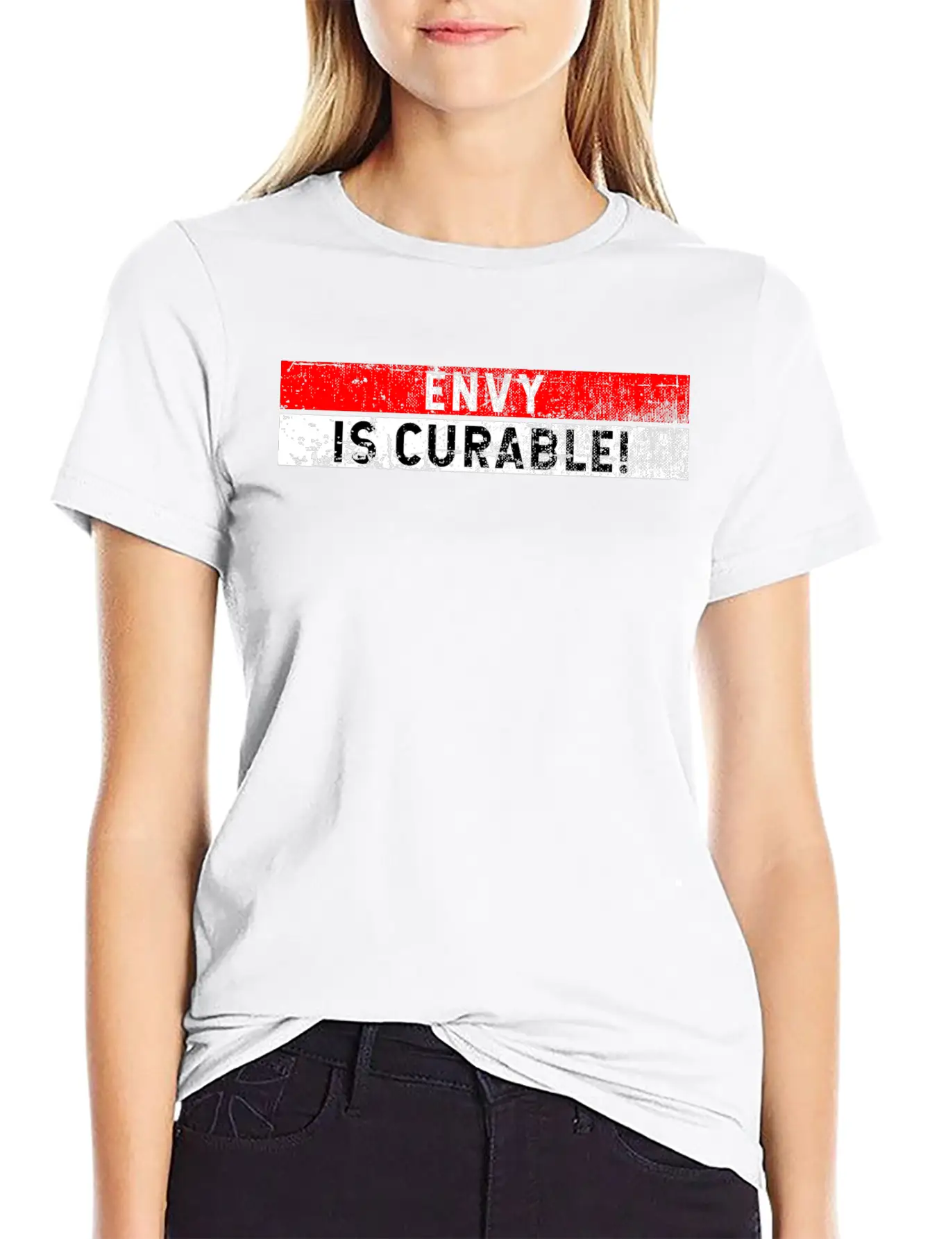 Envy Is Curable Essential Cotton Tee For Daily Outfits – Unisex Style