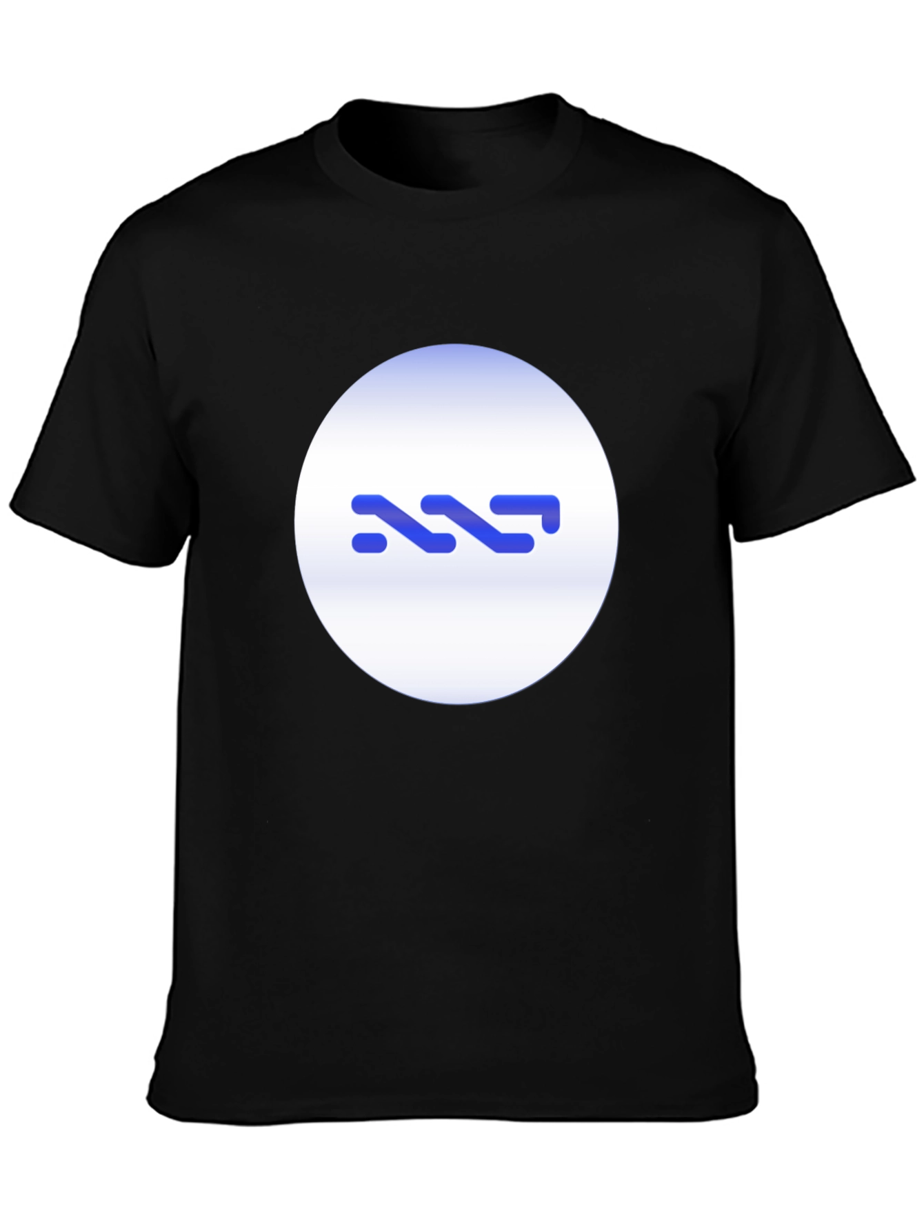 Abstract Graphic Black T-Shirt