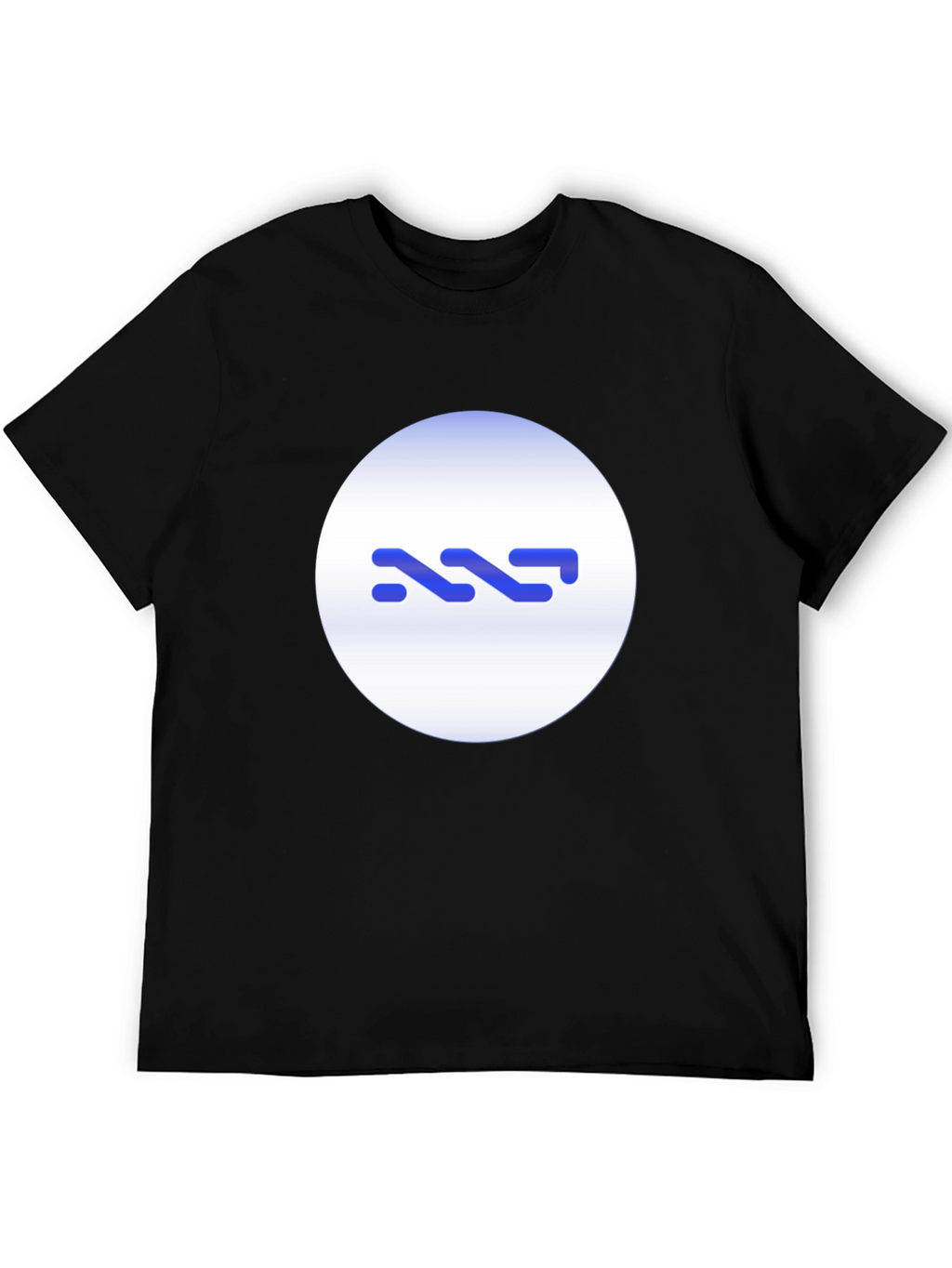 Abstract Graphic Black T-Shirt