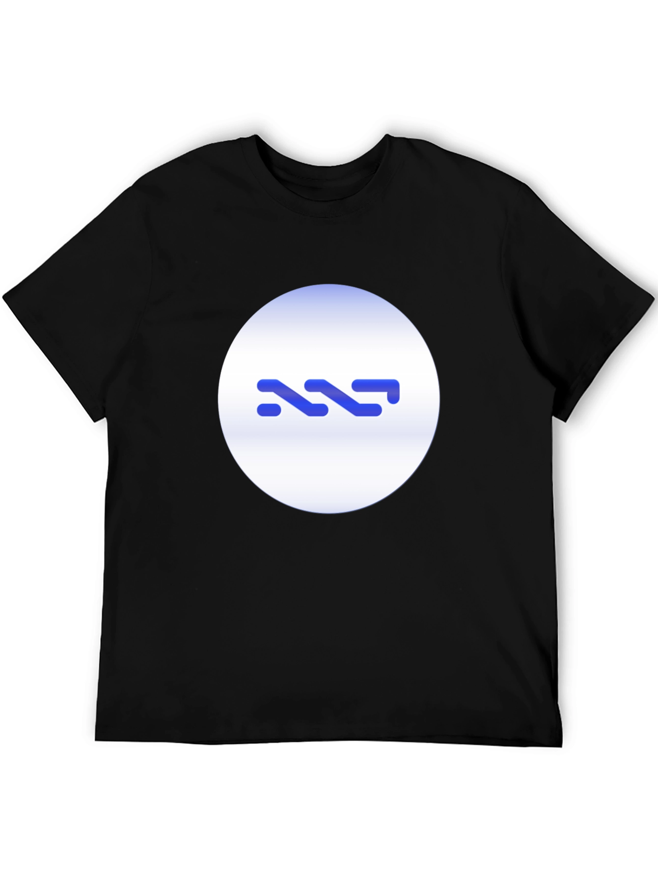 Abstract Graphic Black T-Shirt