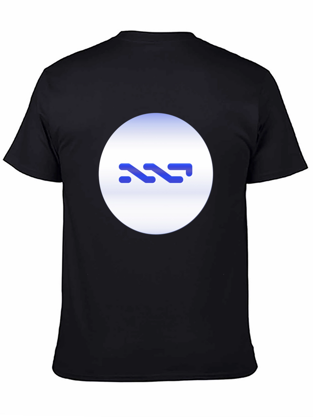 Abstract Graphic Black T-Shirt