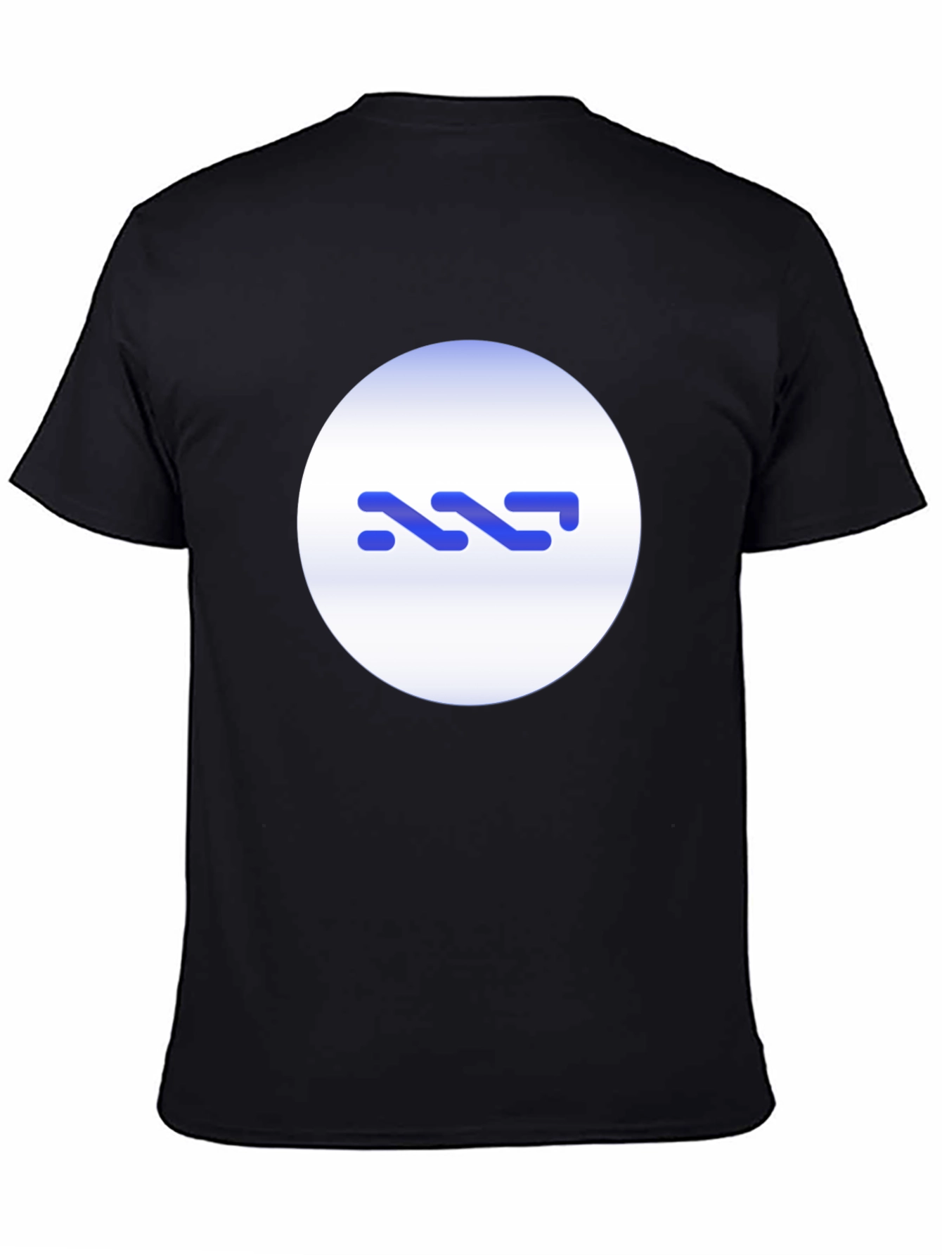 Abstract Graphic Black T-Shirt