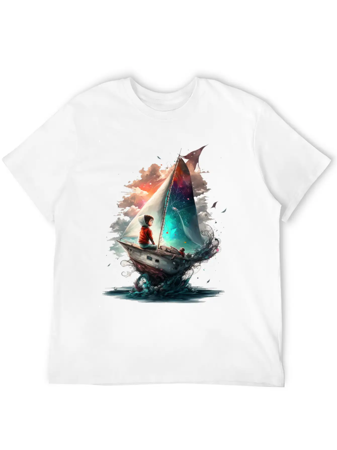 Epic Kid Is Sailing In Cosmos Essential Cotton Tee For Daily Outfits – Unisex Style