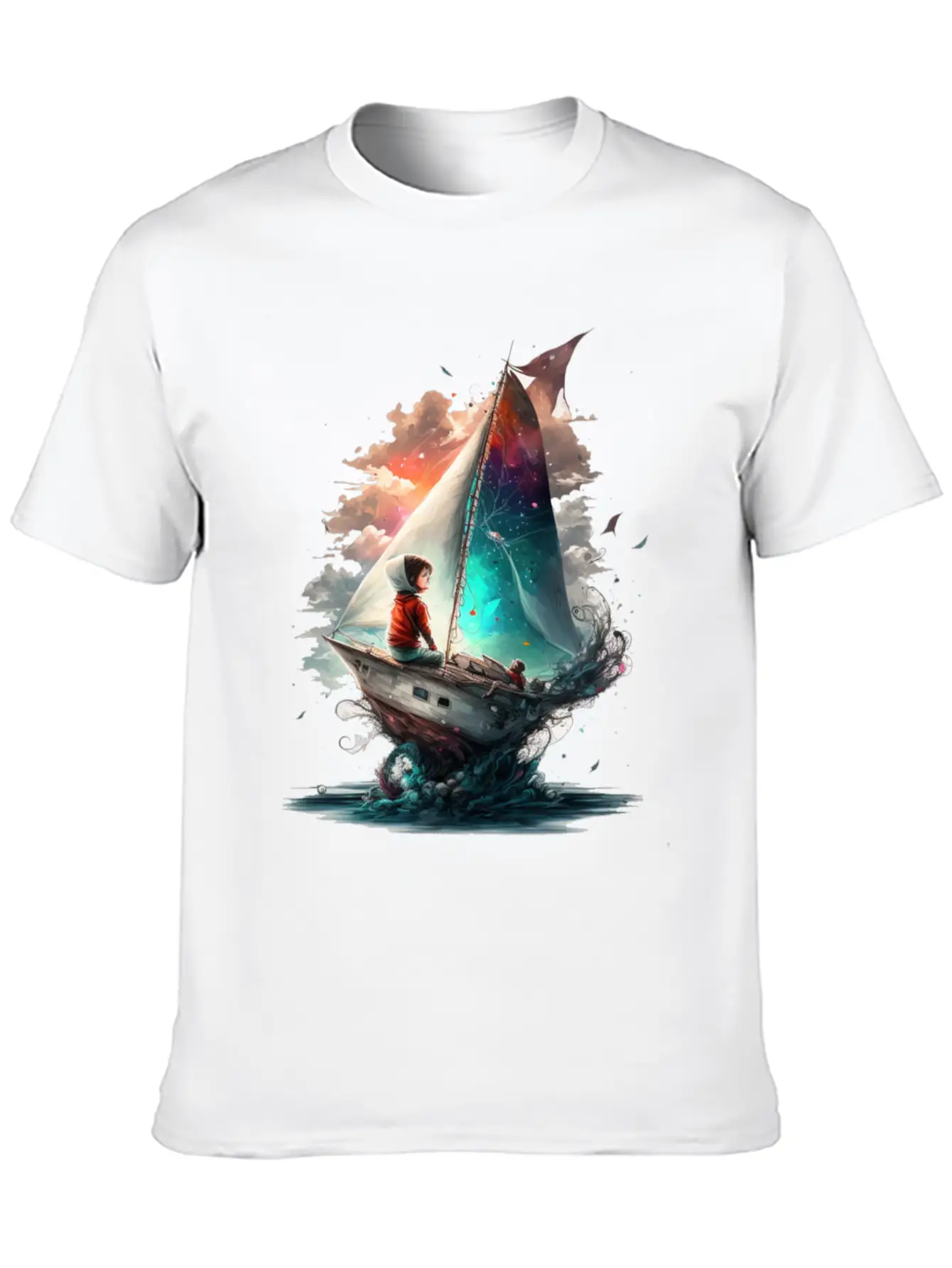 Epic Kid Is Sailing In Cosmos Essential Cotton Tee For Daily Outfits – Unisex Style