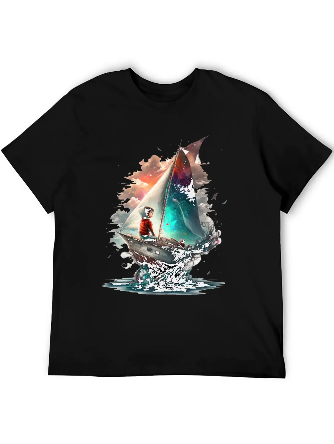Epic Kid Is Sailing In Cosmos Essential Cotton Tee For Daily Outfits – Unisex Style