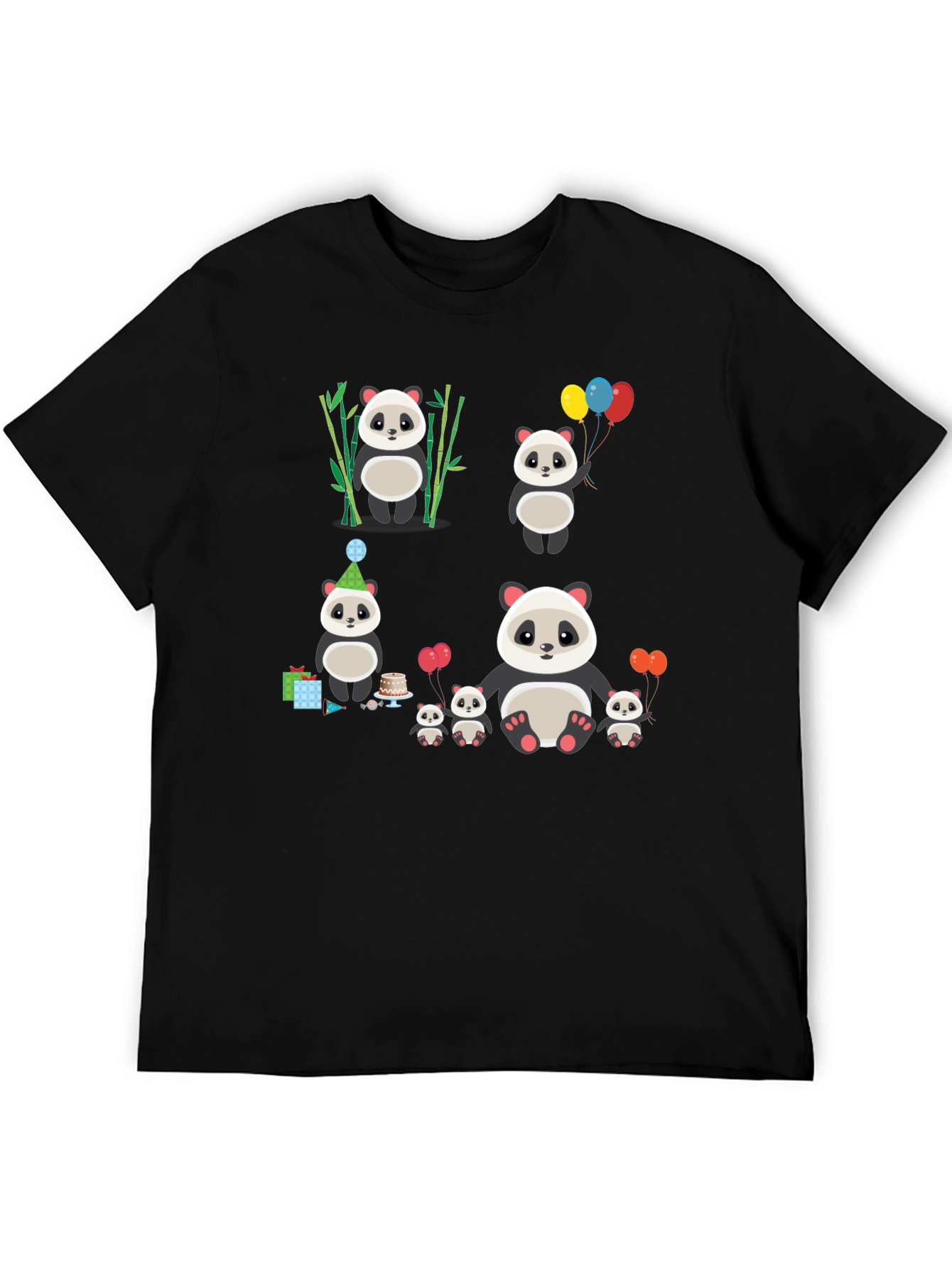 Cute Panda Family T-Shirt