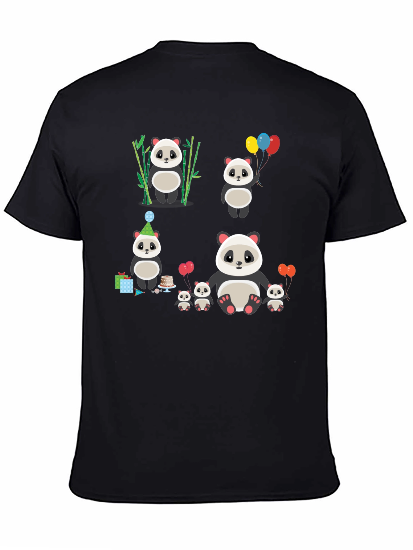 Cute Panda Family T-Shirt