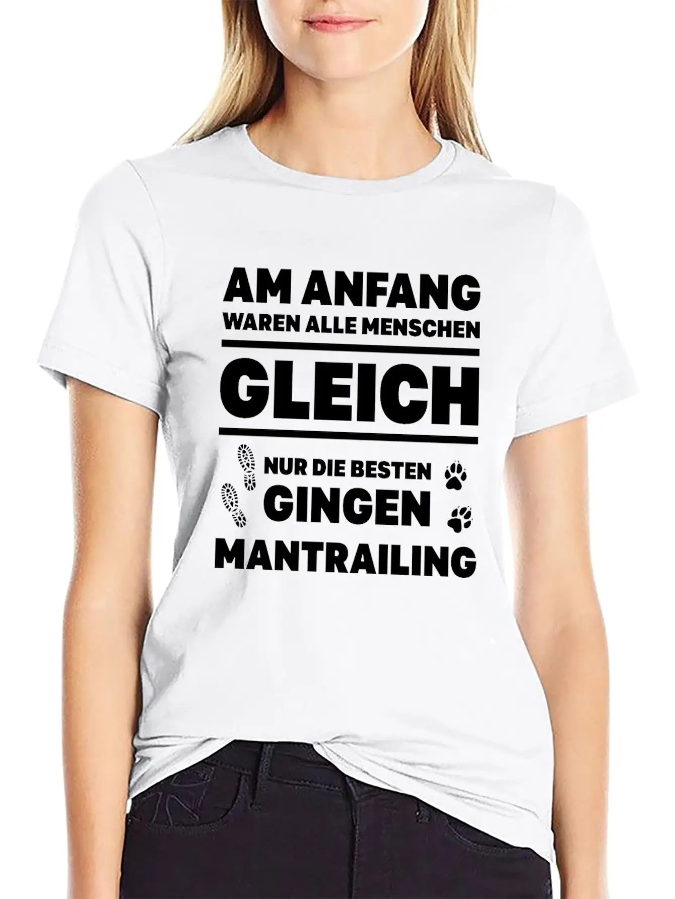 Equal Gift Mantrailing Search Dog Finding Dog Classic Cotton Tee – Unisex Comfort For Any Season