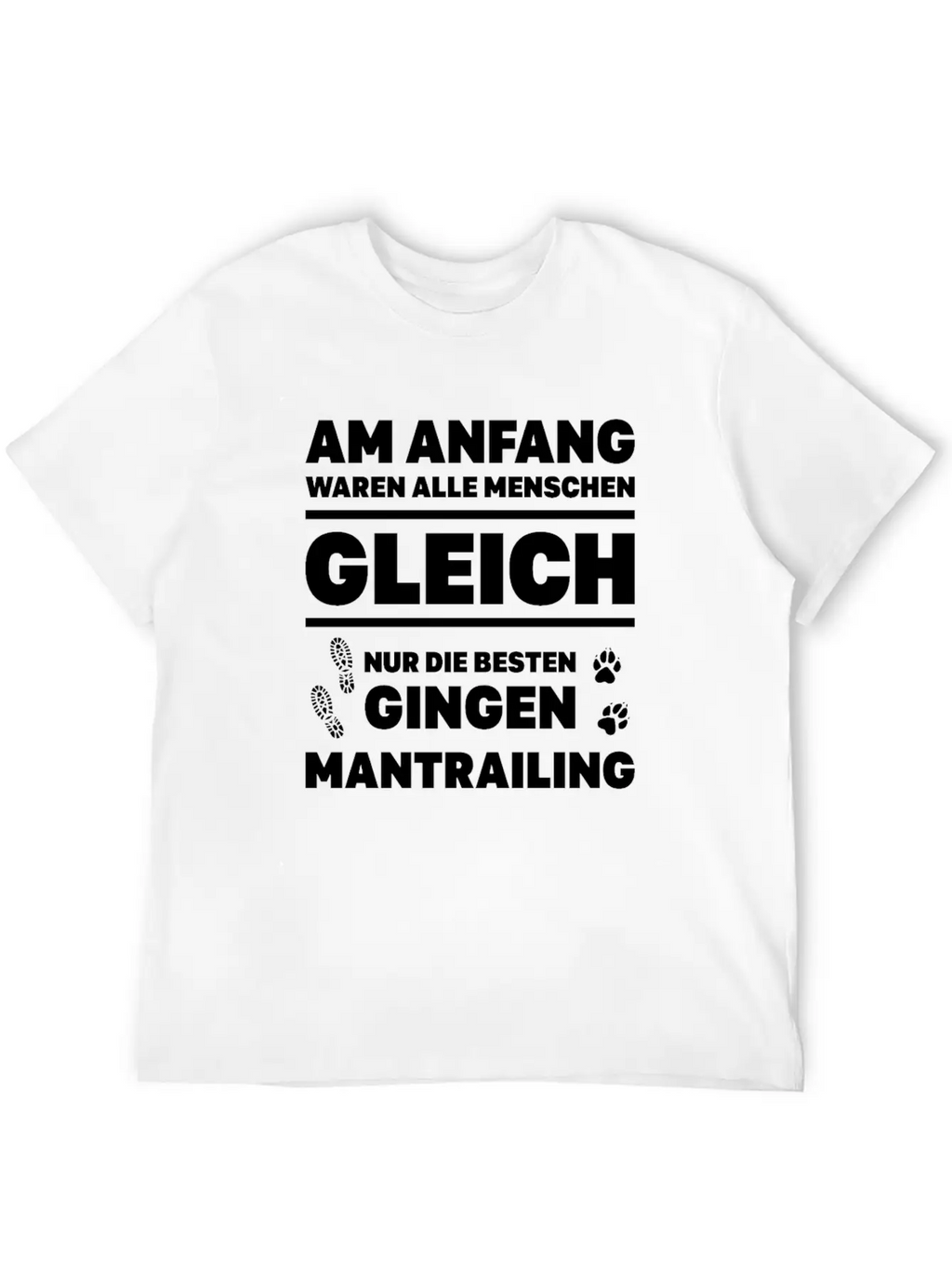 Equal Gift Mantrailing Search Dog Finding Dog Classic Cotton Tee – Unisex Comfort For Any Season