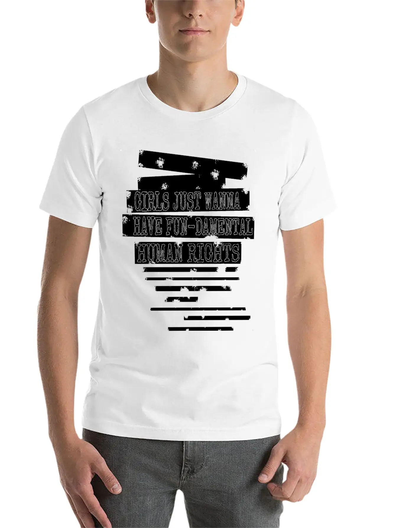 Equality Funny Quote Cool Lgbt Queer Notion Essential Cotton Tee For Daily Outfits – Unisex Style
