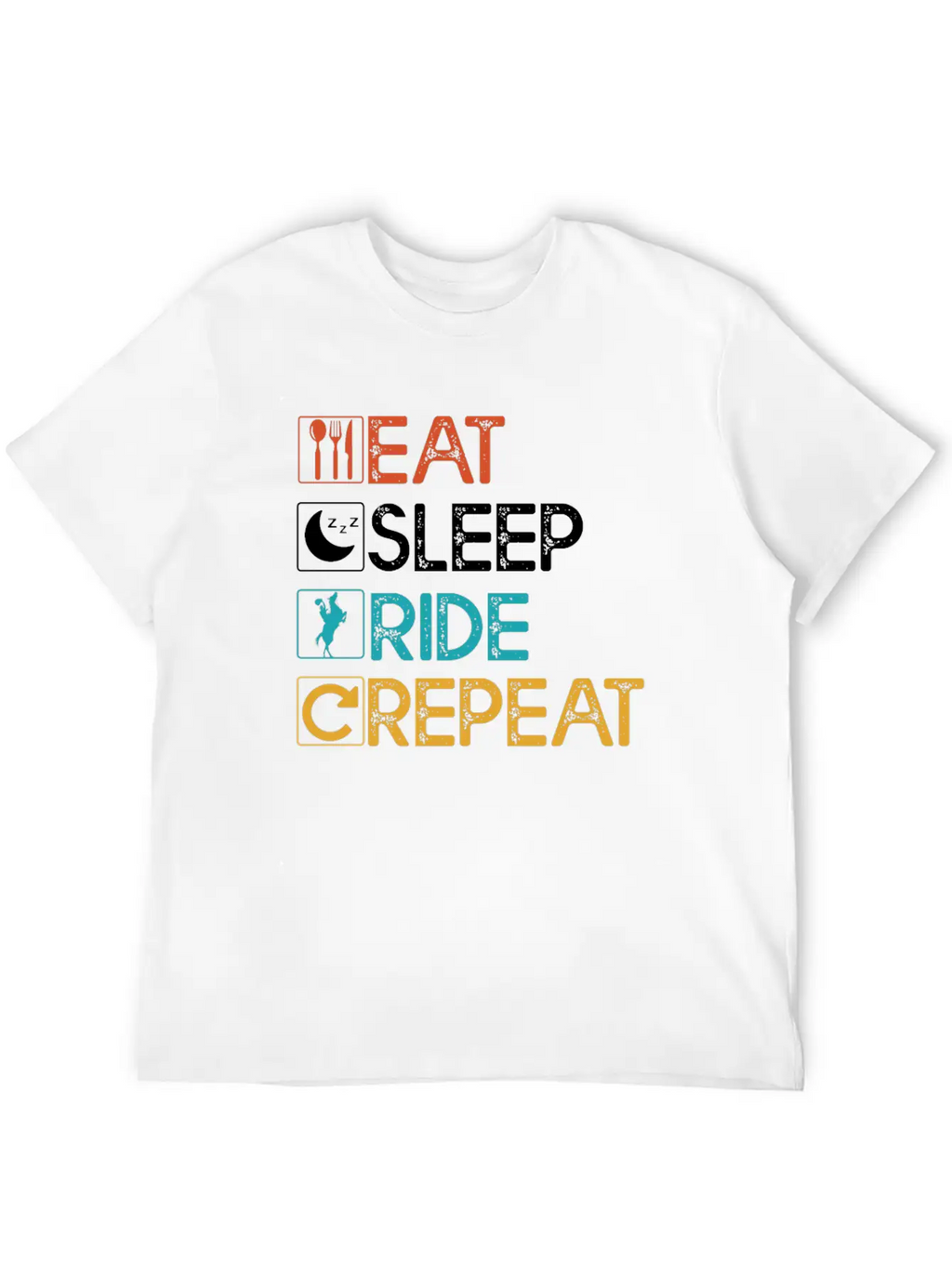 Equestrian Horse Riding Rider Horse Horse Love Rid Classic Cotton Tee – Unisex Comfort For Any Season