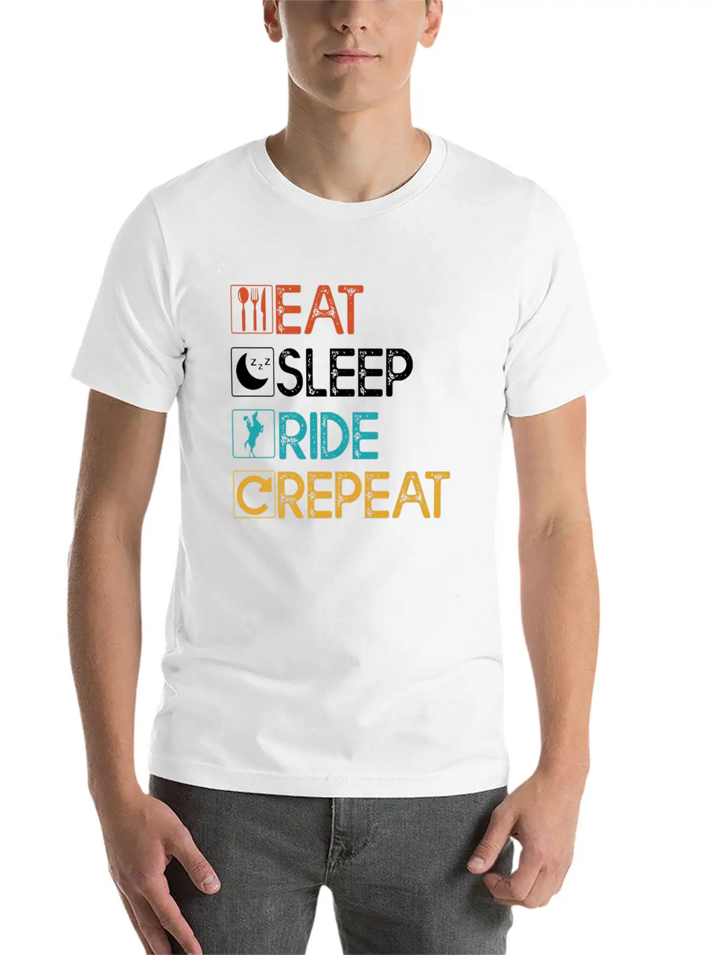 Equestrian Horse Riding Rider Horse Horse Love Rid Classic Cotton Tee – Unisex Comfort For Any Season