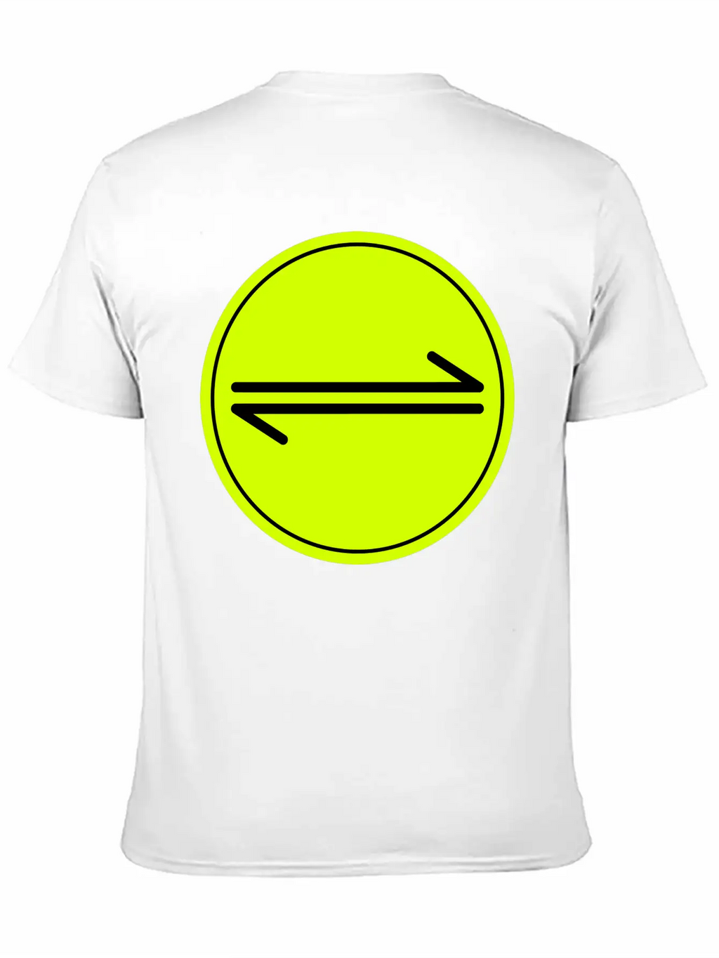 Equilibrium Symbol Vectorized Basic Graphic T-Shirt – Daily Comfort In Soft Cotton