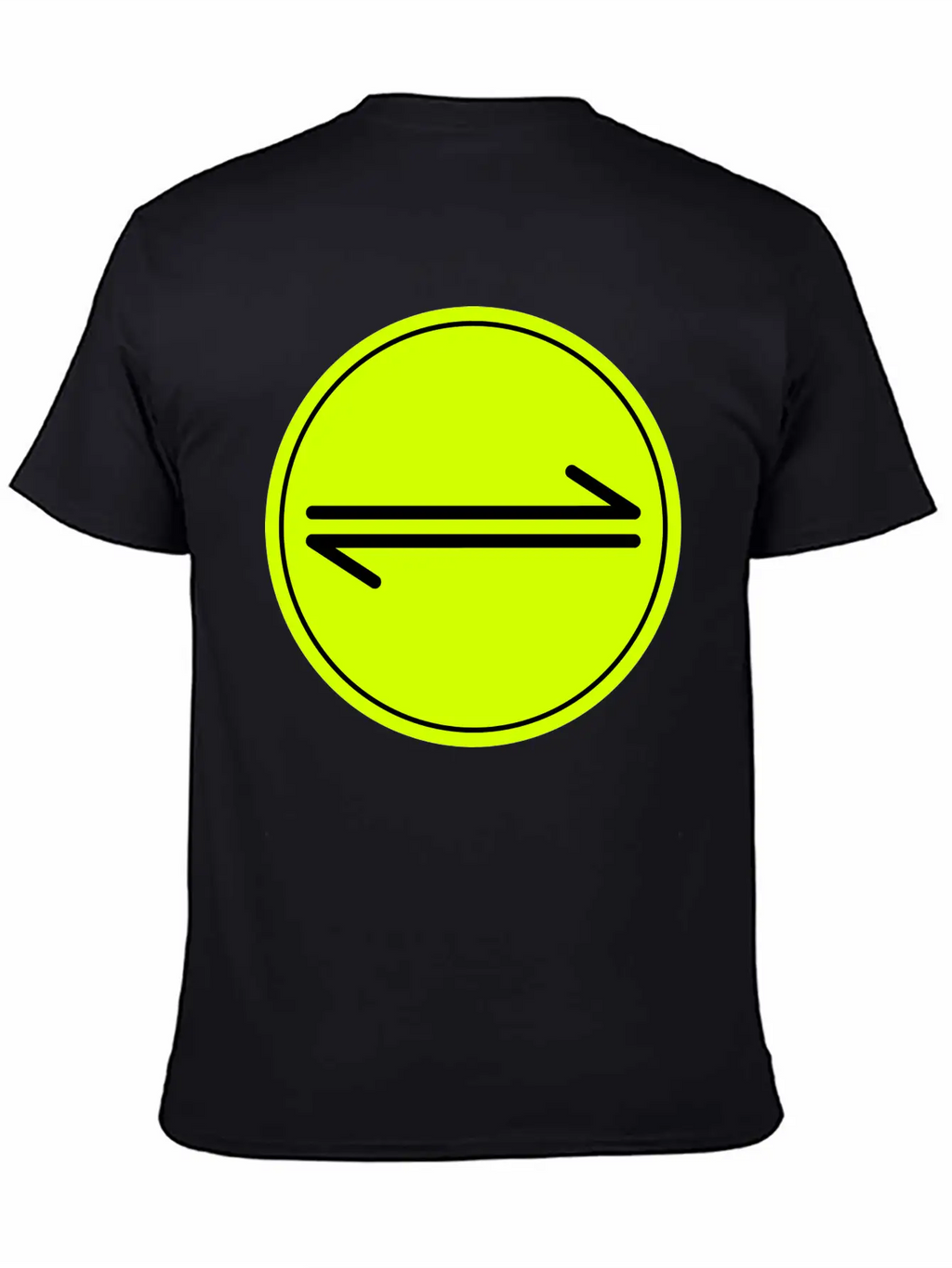 Equilibrium Symbol Vectorized Basic Graphic T-Shirt – Daily Comfort In Soft Cotton