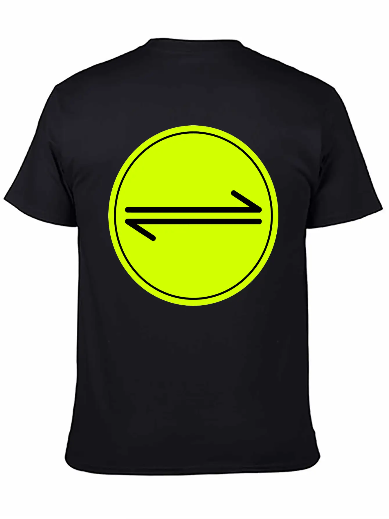 Equilibrium Symbol Vectorized Basic Graphic T-Shirt – Daily Comfort In Soft Cotton