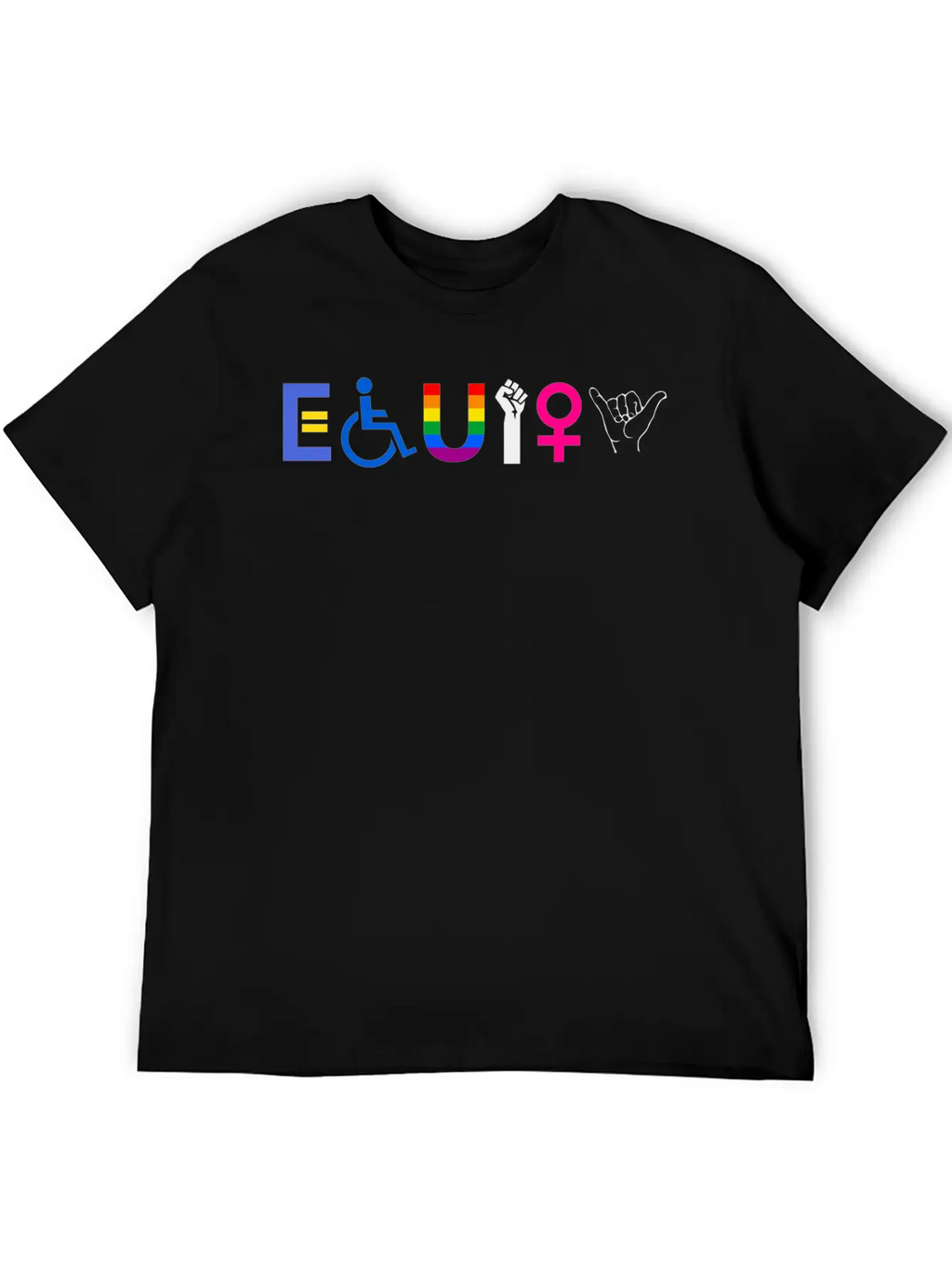 EQUITY Equal Rights LGBTQ Ally Unity Pride Fe 1752 Classic Cotton Tee – Unisex Comfort For Any Season