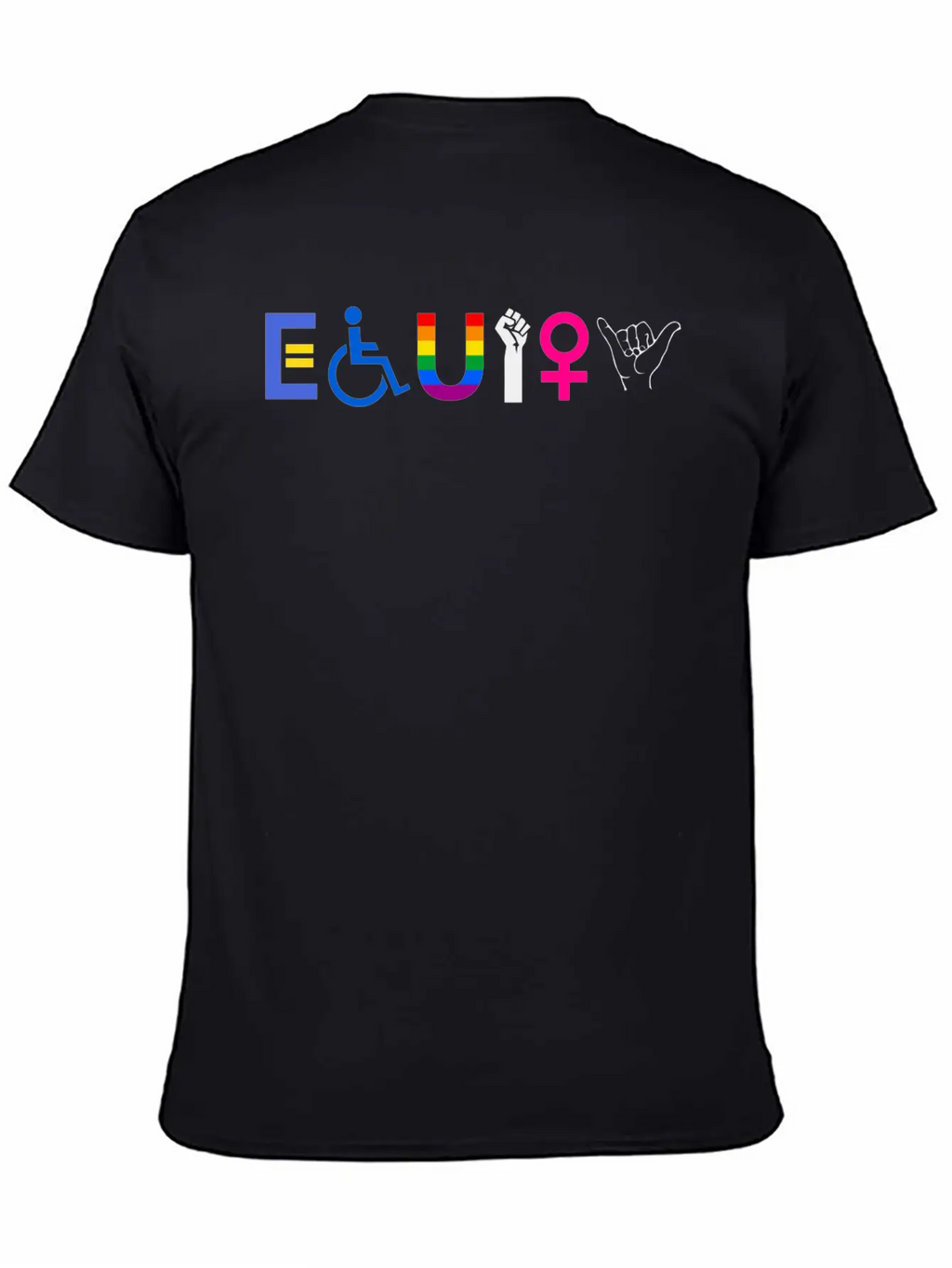 EQUITY Equal Rights LGBTQ Ally Unity Pride Fe 1752 Classic Cotton Tee – Unisex Comfort For Any Season