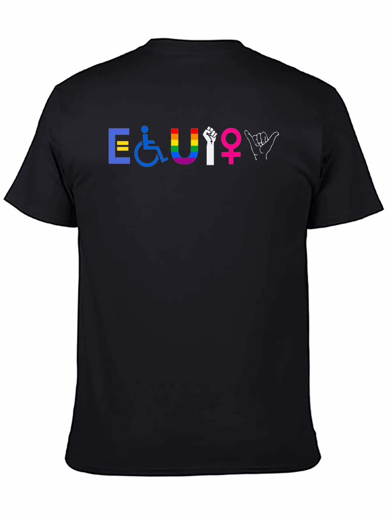 EQUITY Equal Rights LGBTQ Ally Unity Pride Fe 1752 Classic Cotton Tee – Unisex Comfort For Any Season