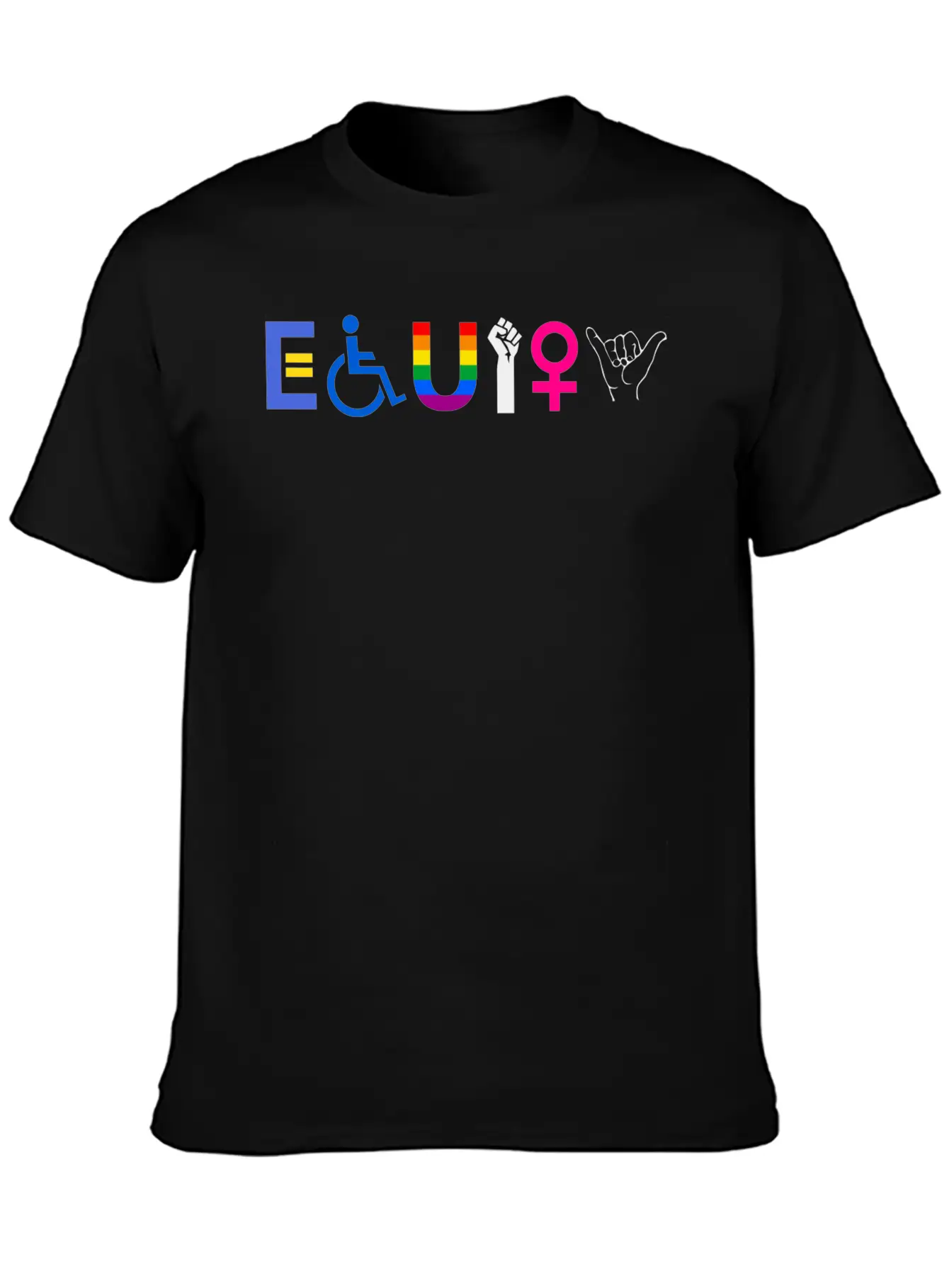EQUITY Equal Rights LGBTQ Ally Unity Pride Fe 1752 Classic Cotton Tee – Unisex Comfort For Any Season