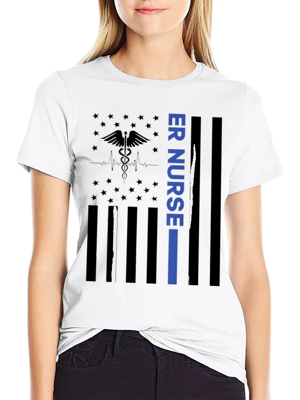 ER Nurse For Women Nursing ER EM Nurse Breathable Soft Cotton T-Shirt – Timeless Casual Look