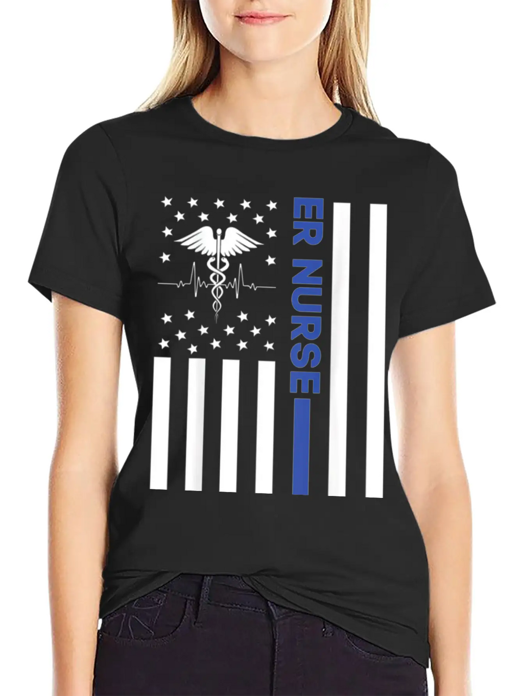 ER Nurse For Women Nursing ER EM Nurse Breathable Soft Cotton T-Shirt – Timeless Casual Look