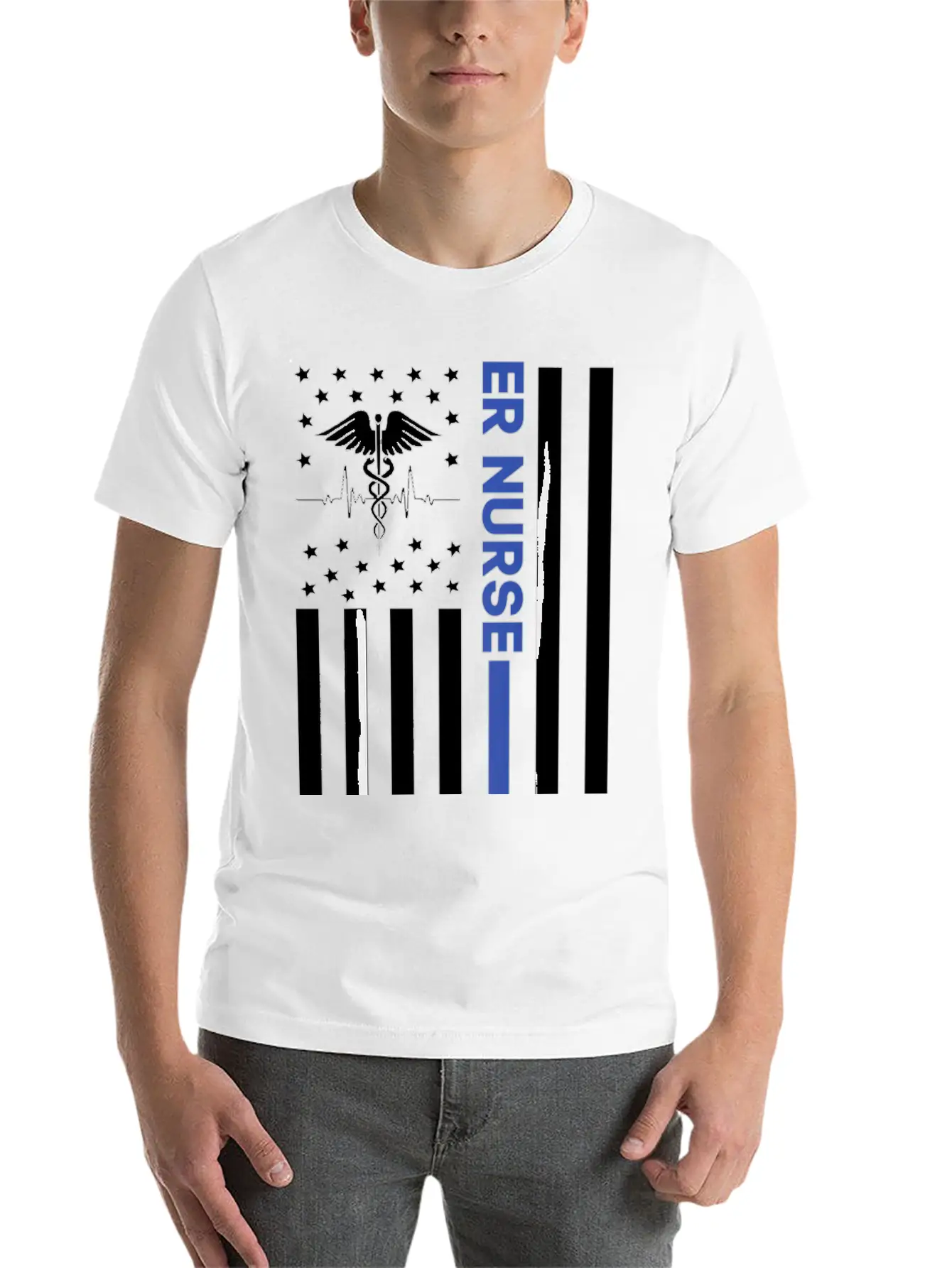 ER Nurse For Women Nursing ER EM Nurse Breathable Soft Cotton T-Shirt – Timeless Casual Look