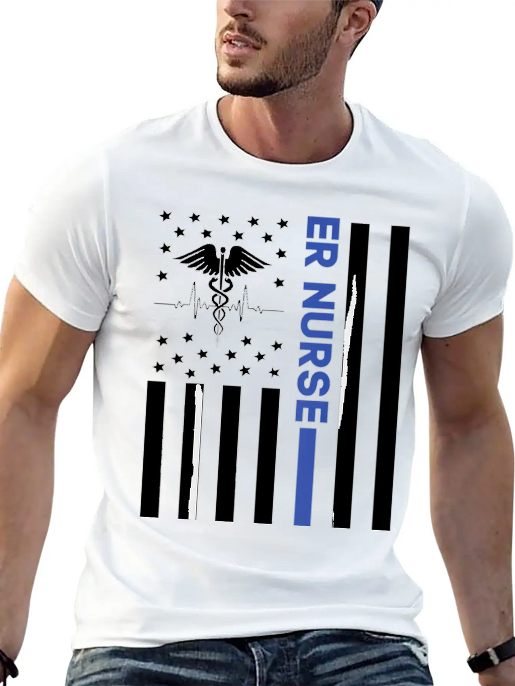 ER Nurse For Women Nursing ER EM Nurse Breathable Soft Cotton T-Shirt – Timeless Casual Look