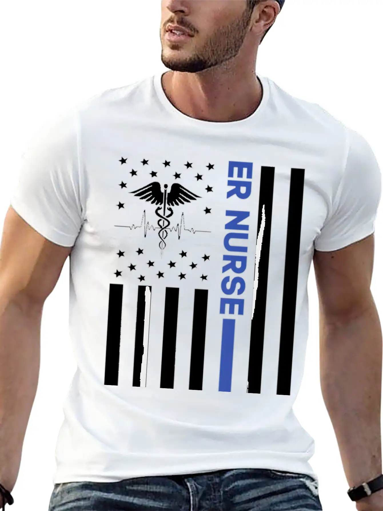 ER Nurse For Women Nursing ER EM Nurse Breathable Soft Cotton T-Shirt – Timeless Casual Look