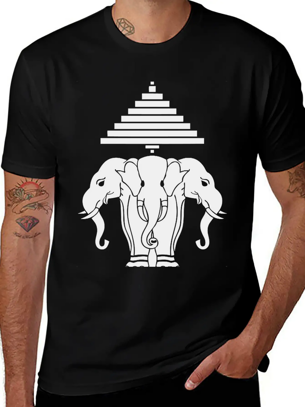 Erawan Lao / Laos Flag Classic Cotton Tee – Unisex Comfort For Any Season