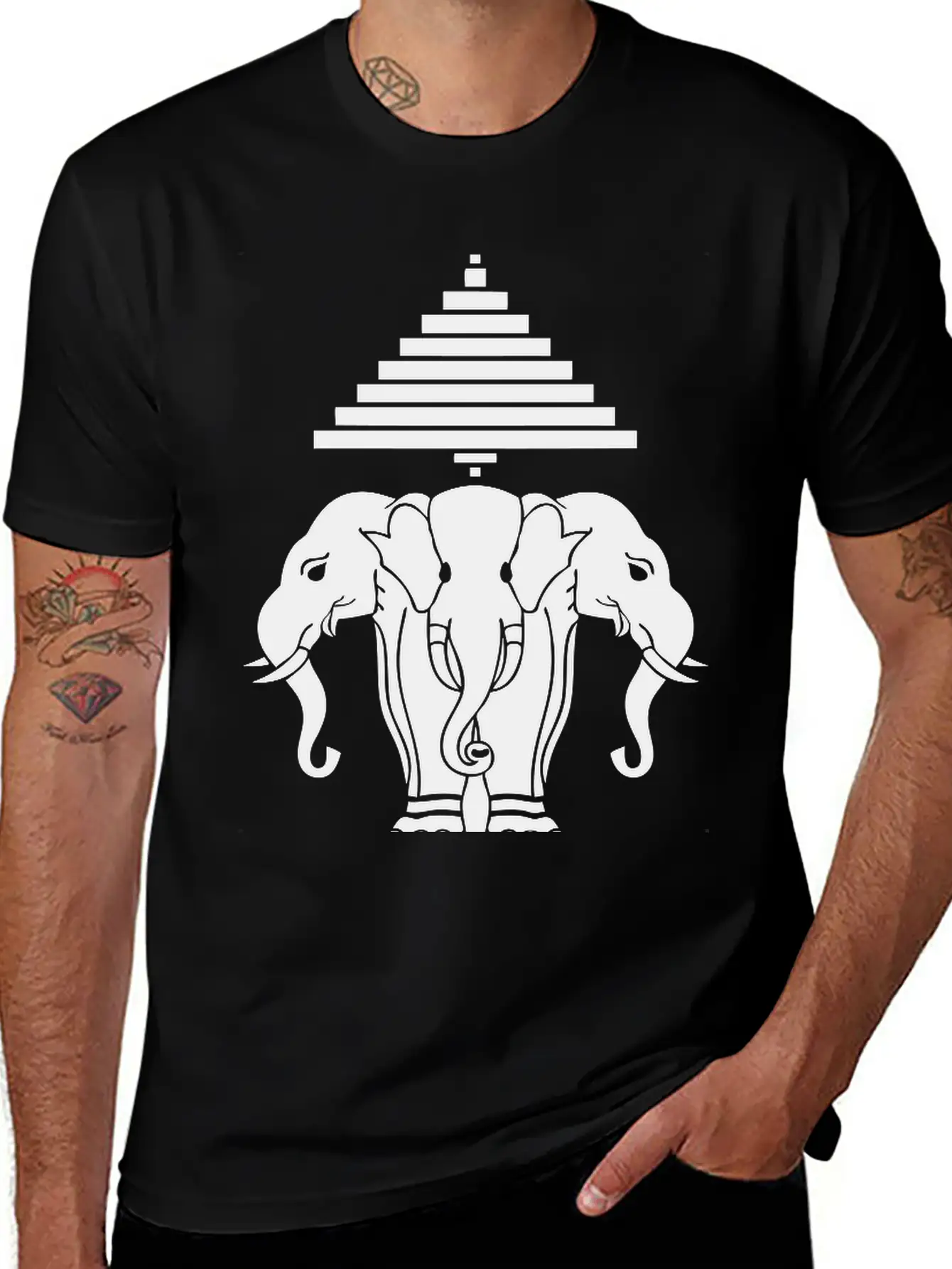 Erawan Lao / Laos Flag Classic Cotton Tee – Unisex Comfort For Any Season