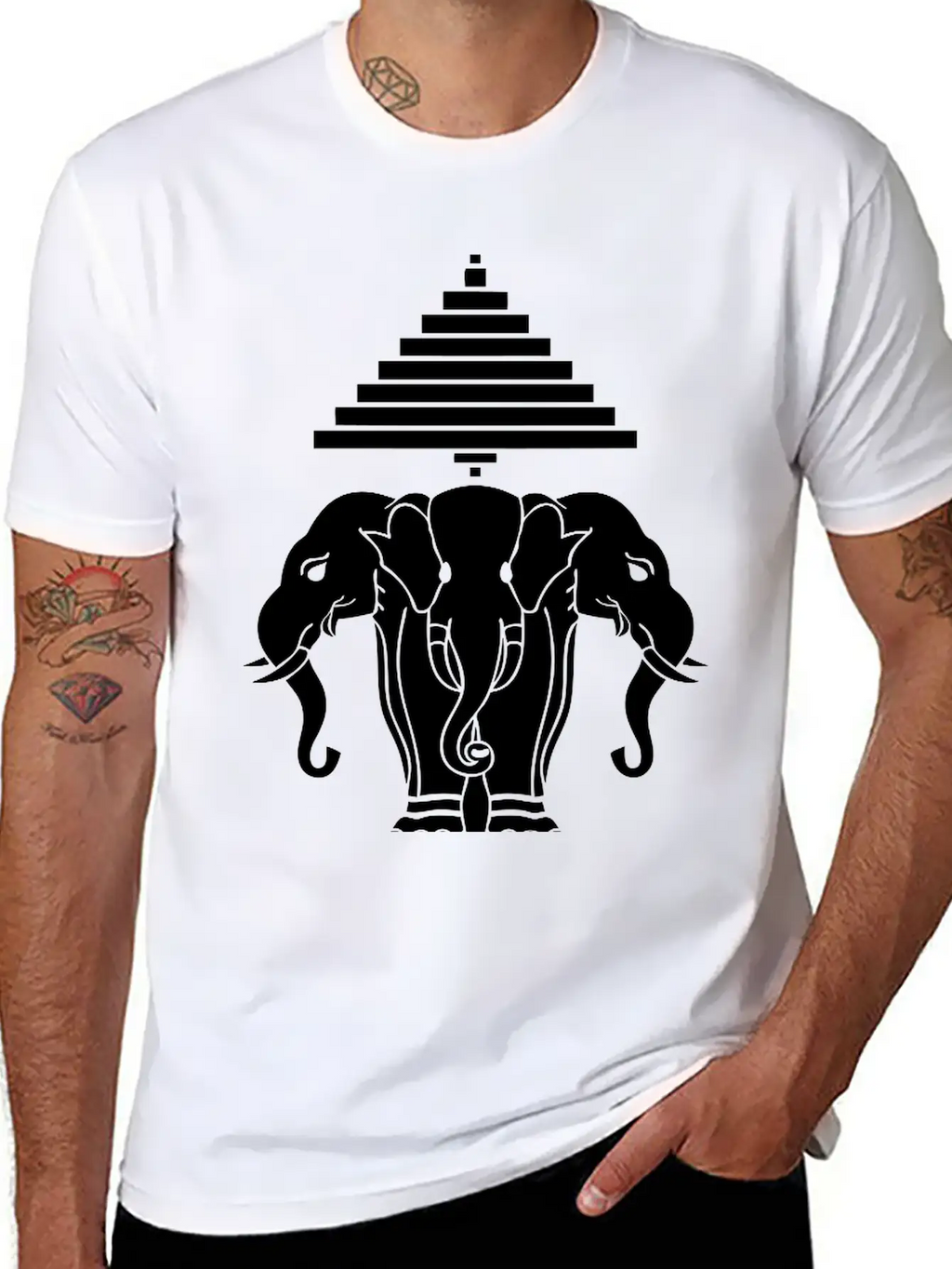 Erawan Lao / Laos Flag Classic Cotton Tee – Unisex Comfort For Any Season