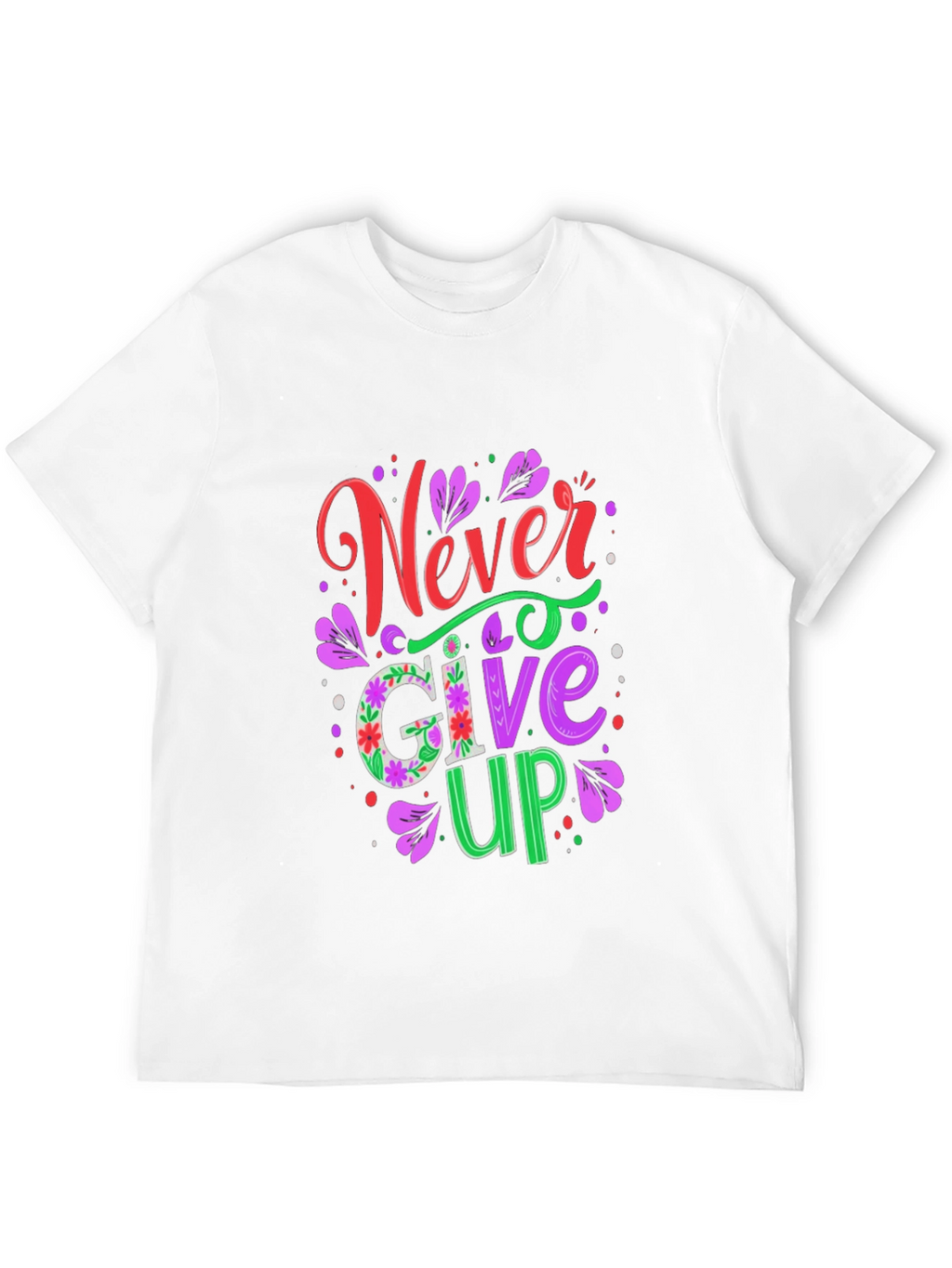 Never Give Up Graphic Tee