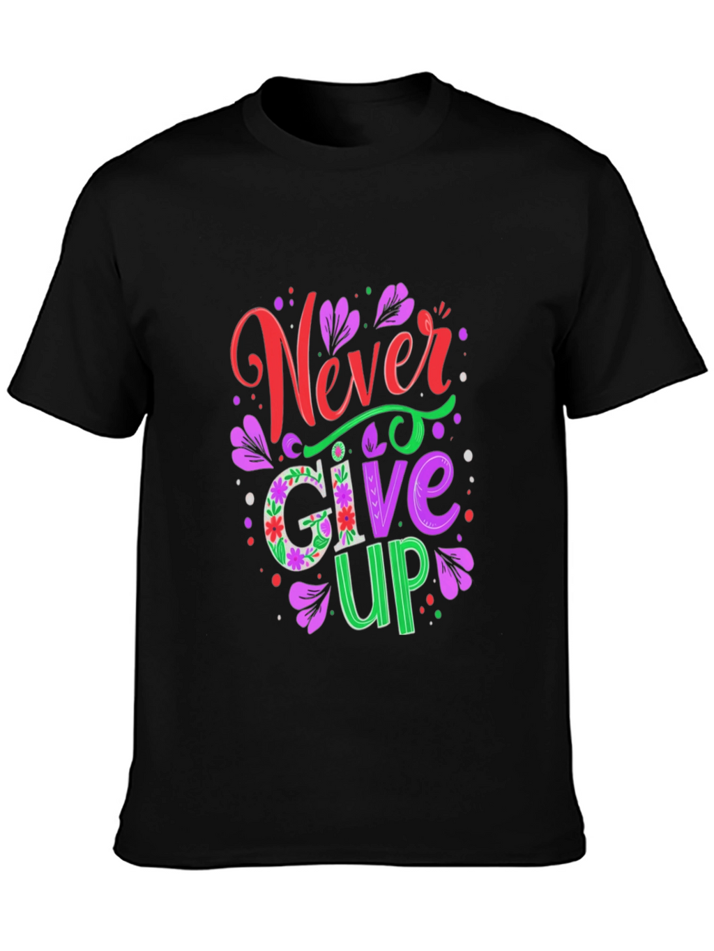 Never Give Up Graphic Tee