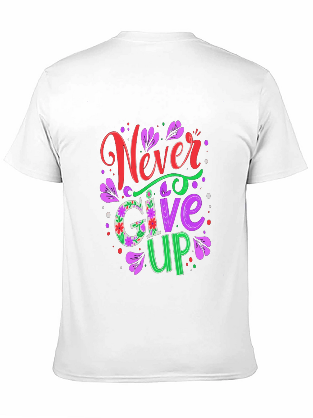 Never Give Up Graphic Tee