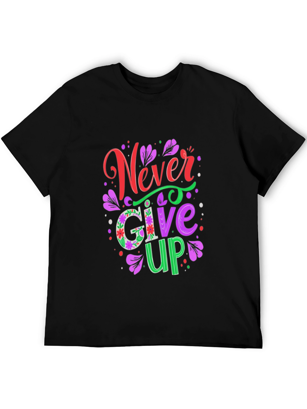 Never Give Up Graphic Tee