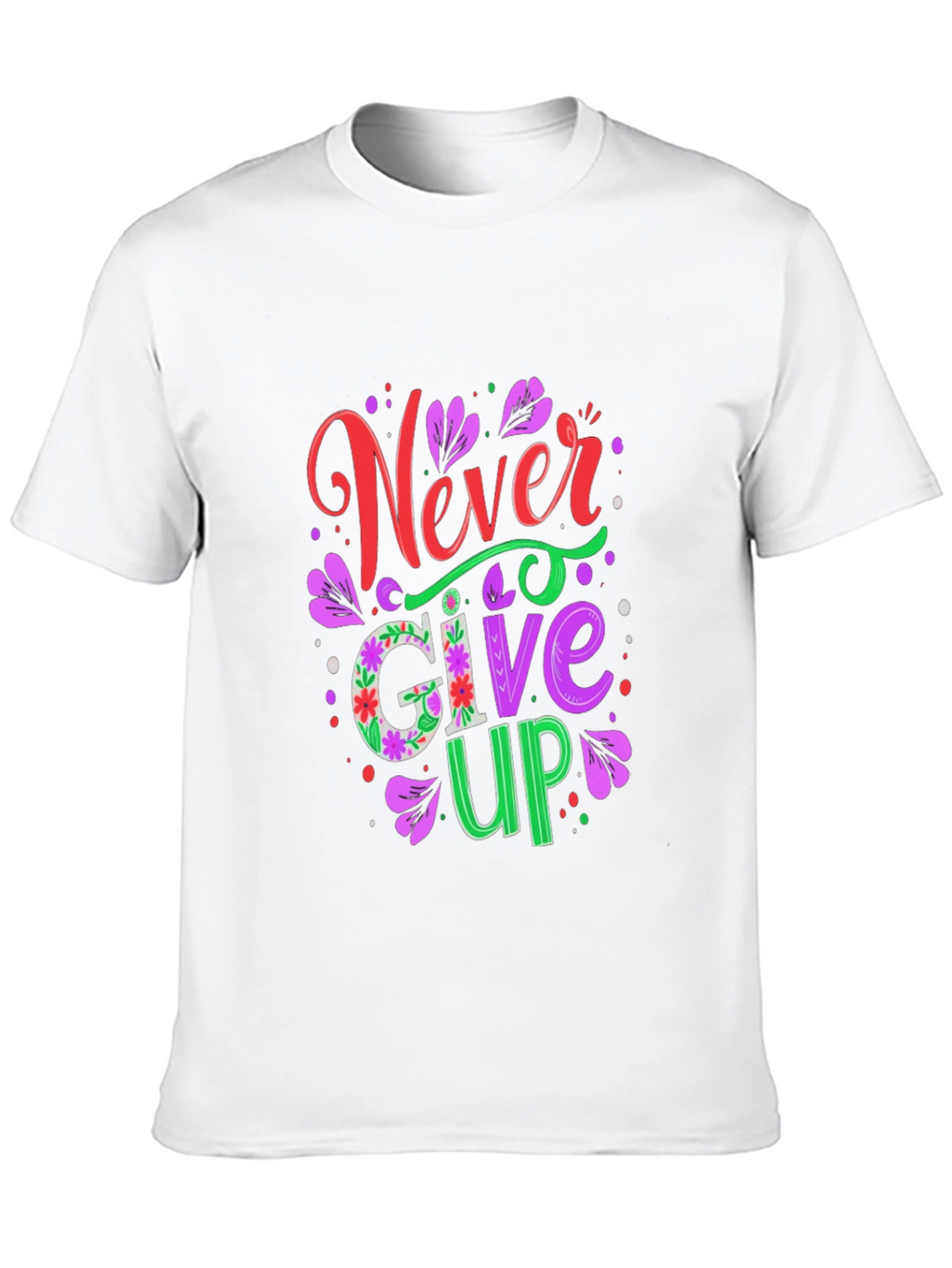 Never Give Up Graphic Tee