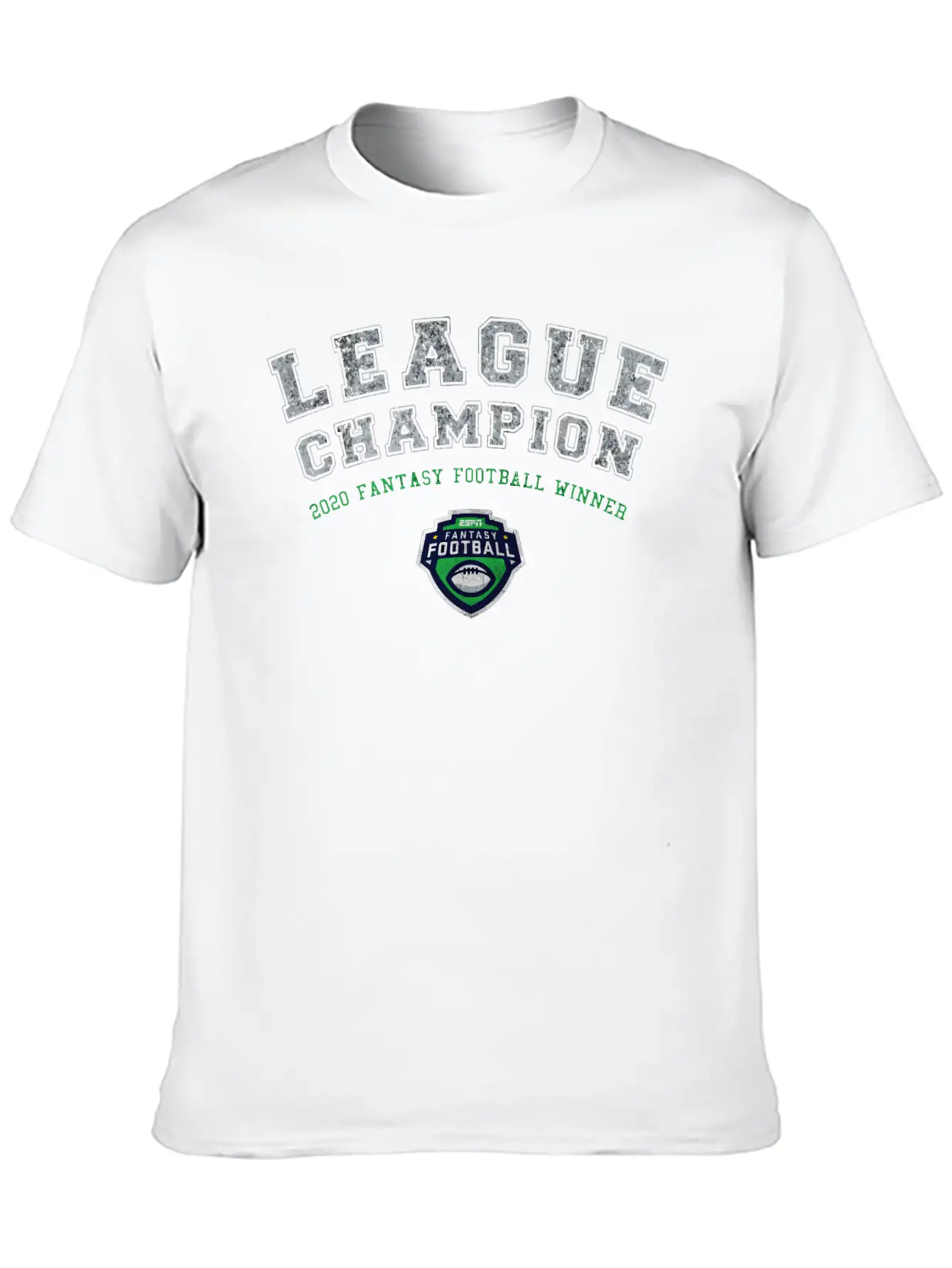 ESPN Fantasy Football League Champion V1 1767 Breathable Soft Cotton T-Shirt – Timeless Casual Look
