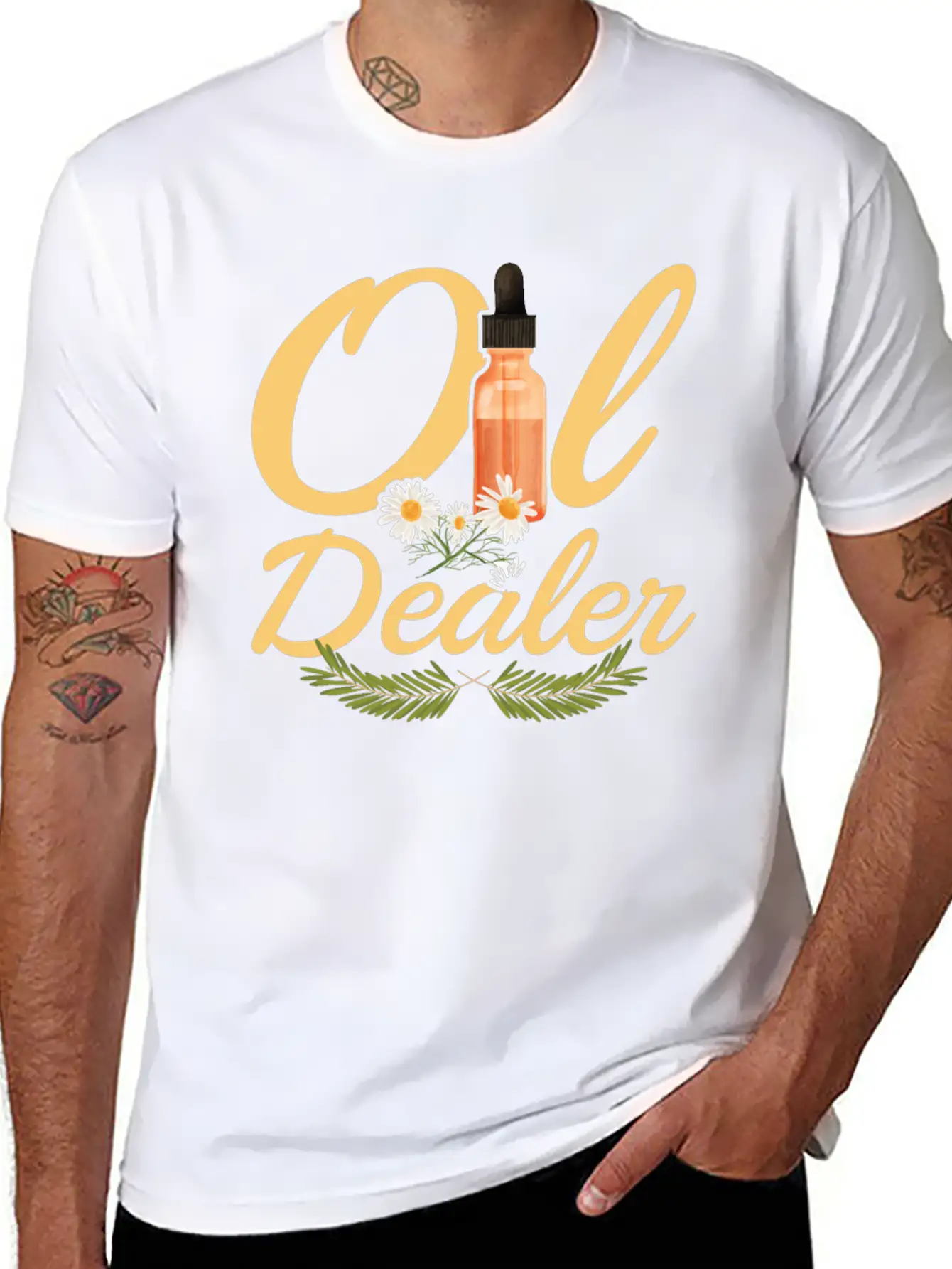 Essential Oils - Aromatherapy Relaxation Oily Oil Relaxed Everyday Tee – Lightweight And Durable Cotton