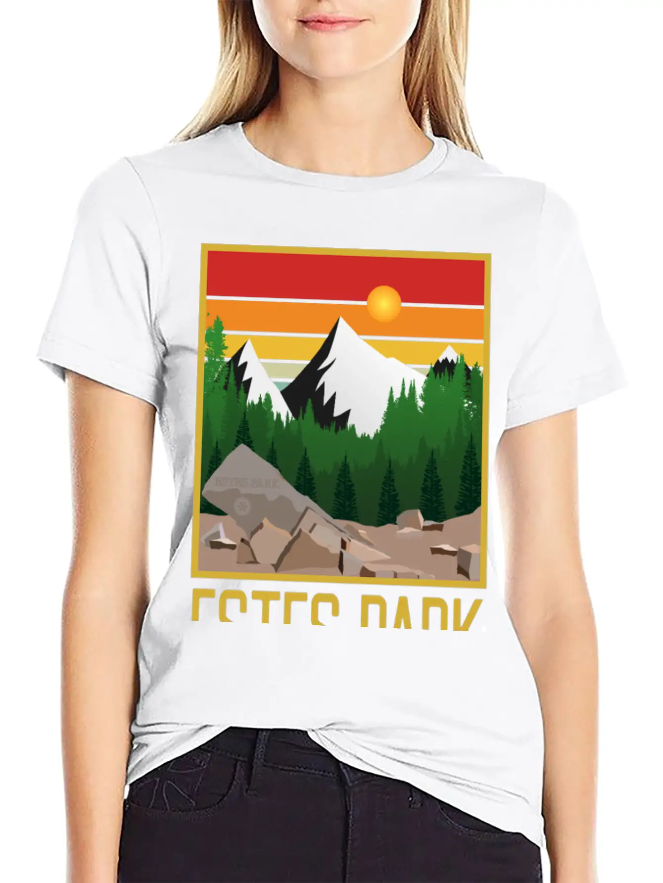 Estes Park- Colorado 1 Breathable Graphic T-Shirt – Perfect For Casual Days