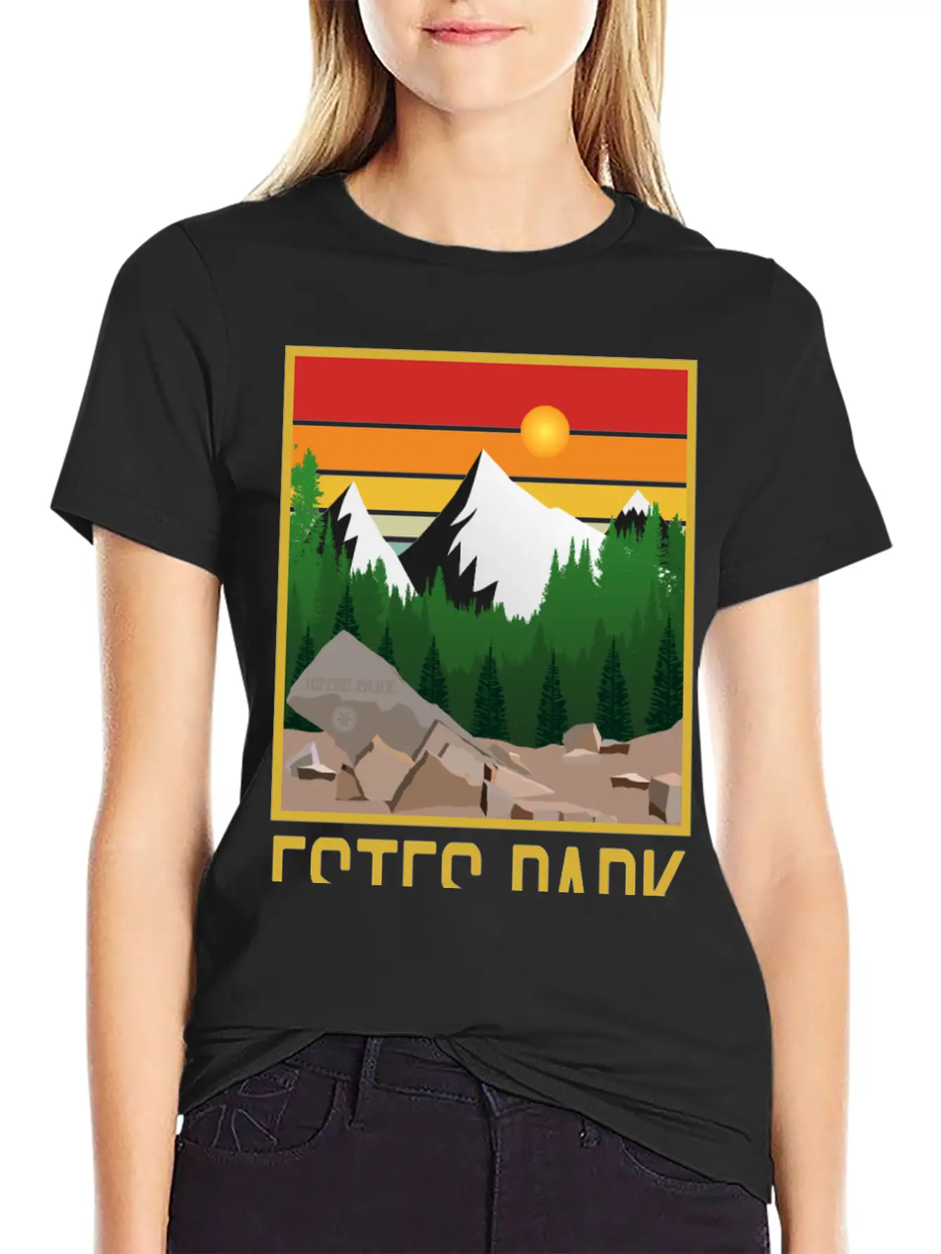 Estes Park- Colorado 1 Breathable Graphic T-Shirt – Perfect For Casual Days