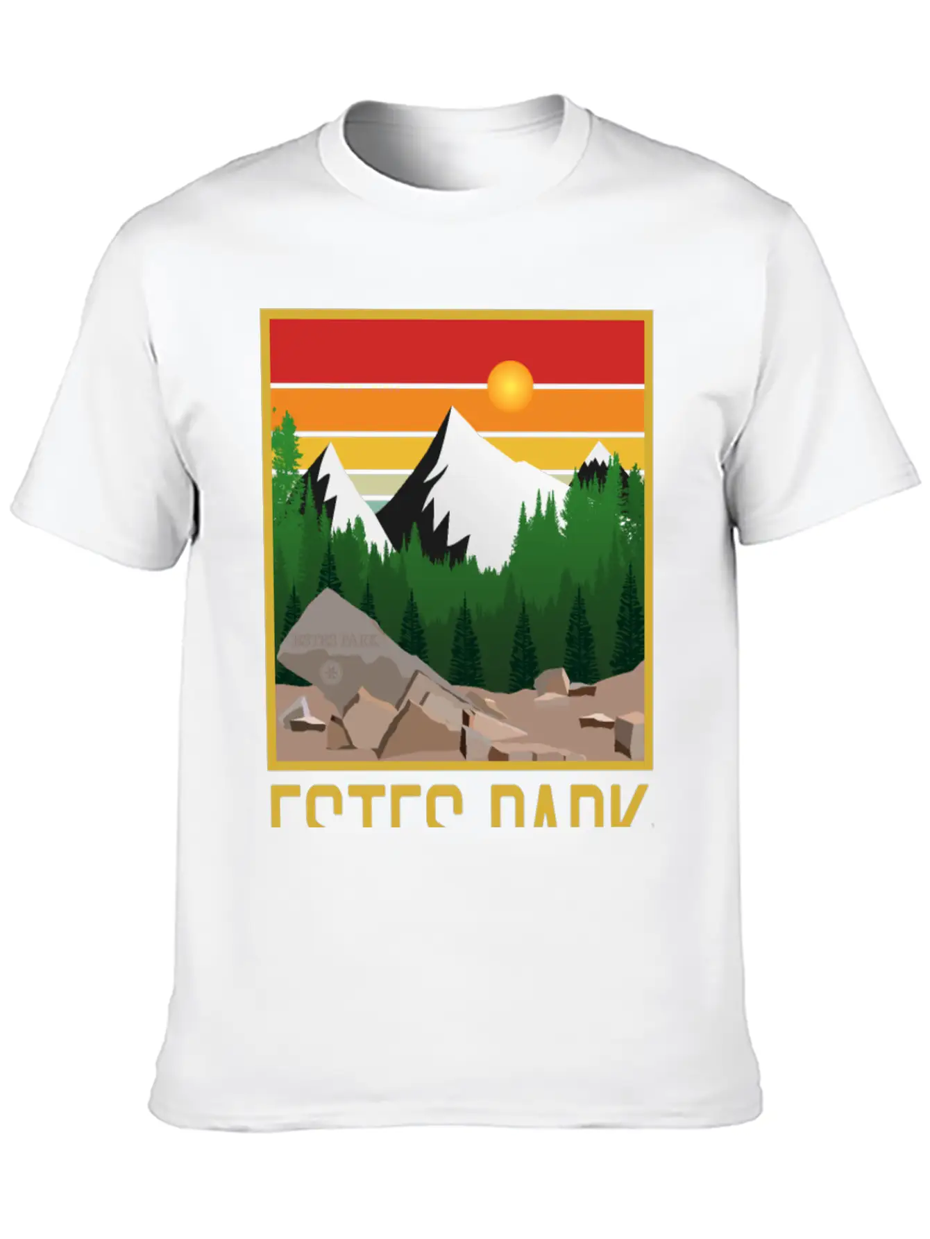 Estes Park- Colorado 1 Breathable Graphic T-Shirt – Perfect For Casual Days