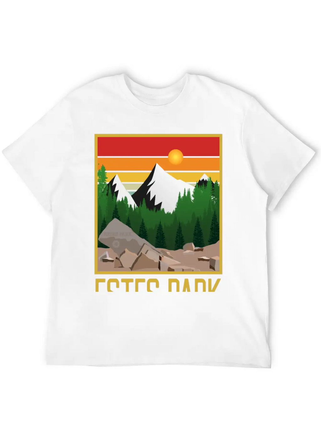 Estes Park- Colorado 1 Breathable Graphic T-Shirt – Perfect For Casual Days
