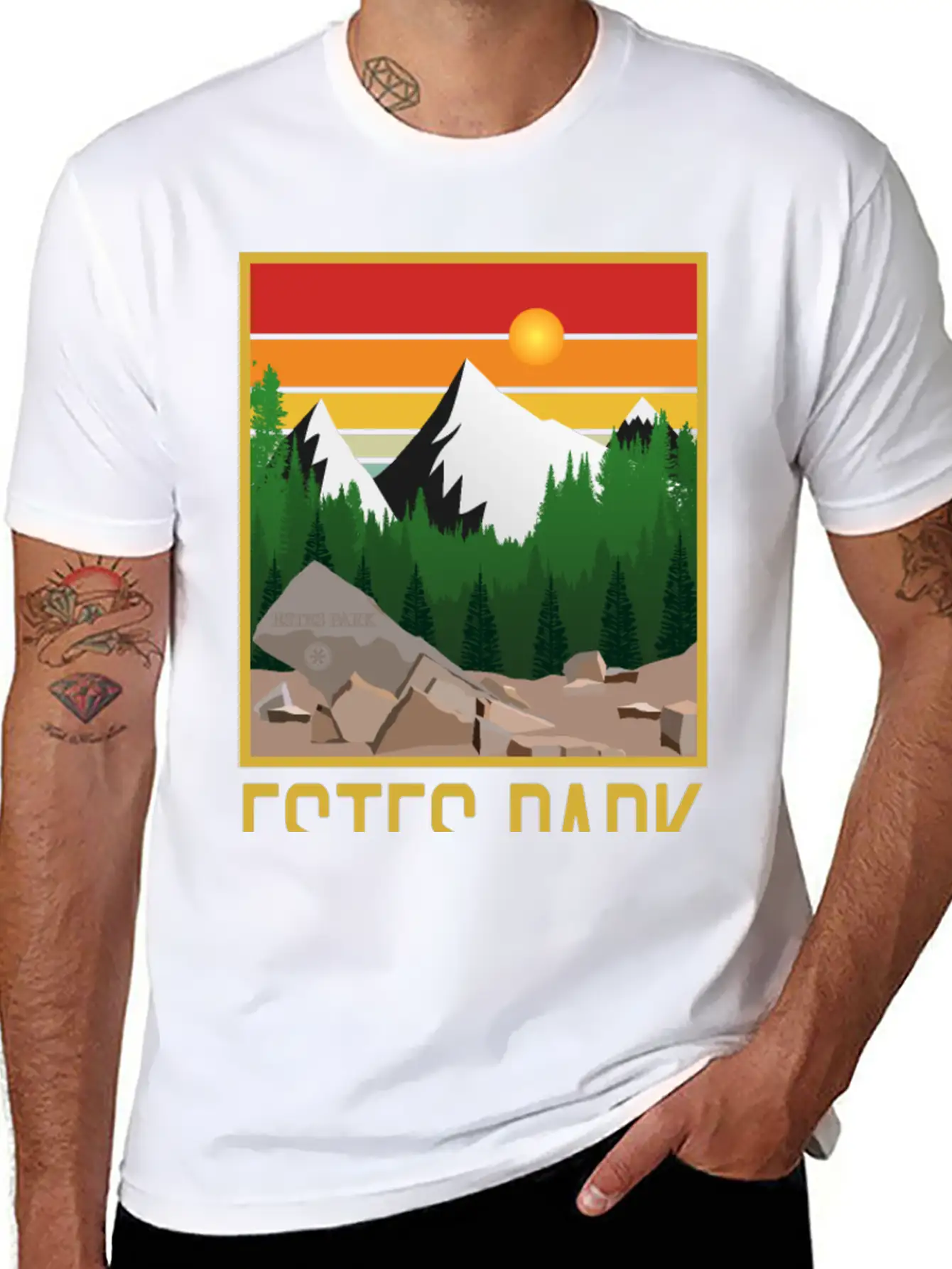 Estes Park- Colorado 1 Breathable Graphic T-Shirt – Perfect For Casual Days