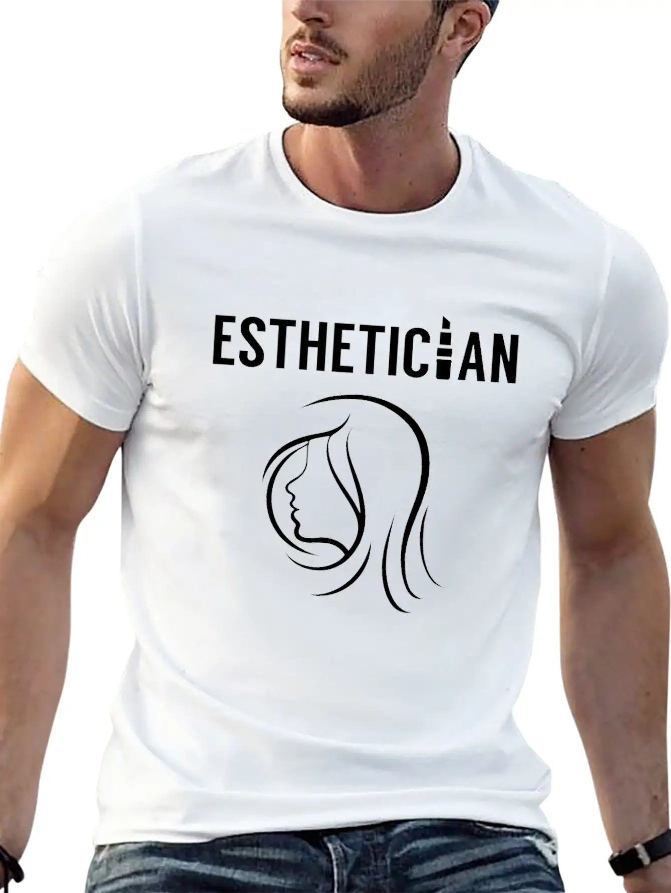 Esthetician Beautician Cosmetician Cosmetics Job Breathable Graphic T-Shirt – Perfect For Casual Days
