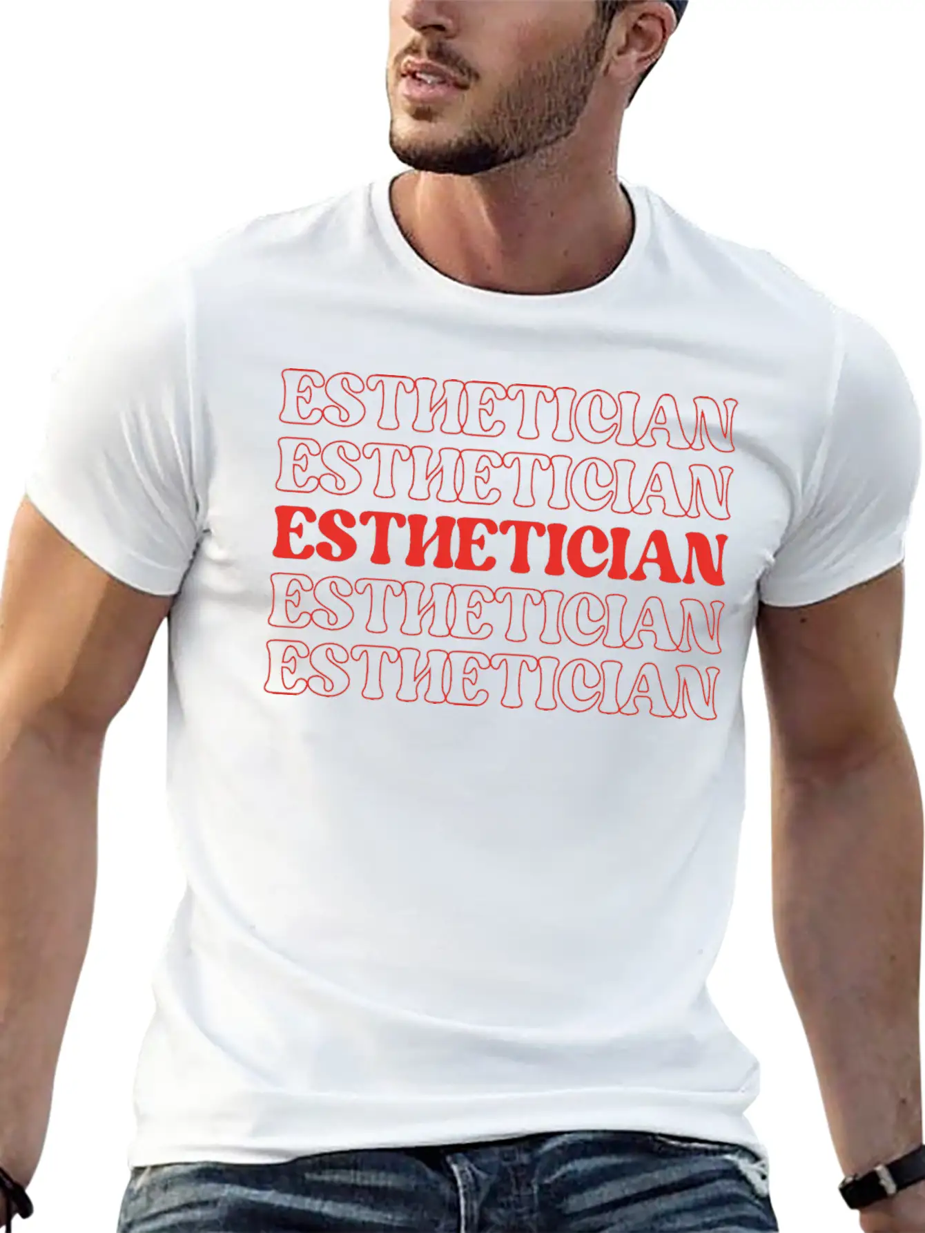 Esthetician Skincare Specialist Beauty Therapist Essential Cotton Tee For Daily Outfits – Unisex Style