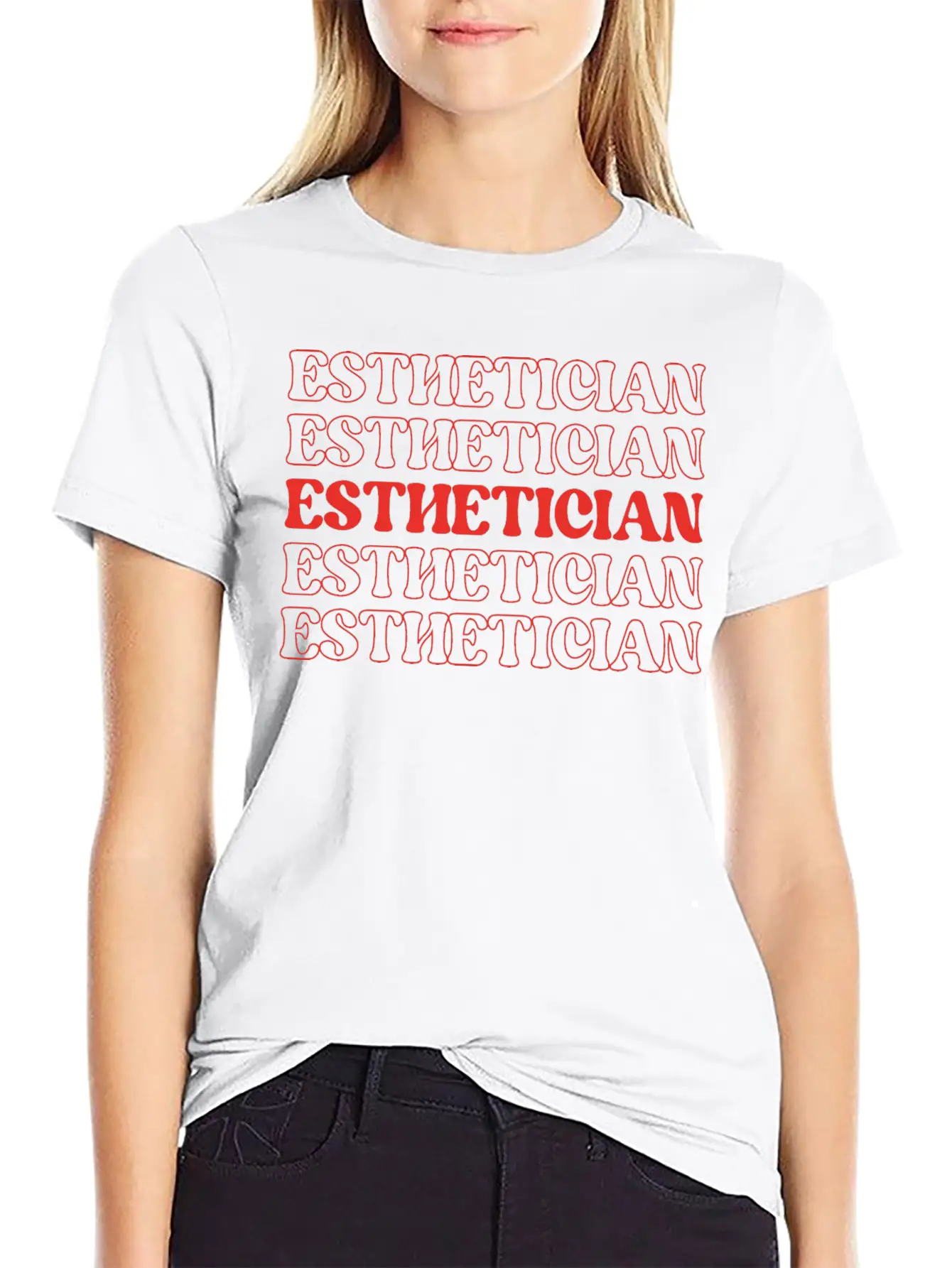 Esthetician Skincare Specialist Beauty Therapist Essential Cotton Tee For Daily Outfits – Unisex Style