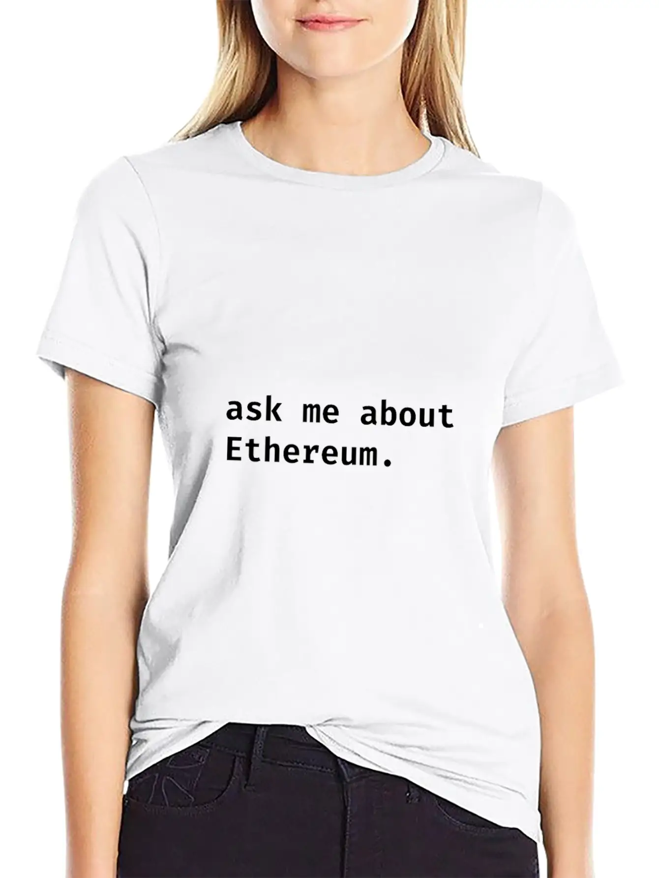 Ethereum Crypto Bitcoin Cryptocurrency Coin Money Timeless Short Sleeve Tee – Comfy And Minimalist Design