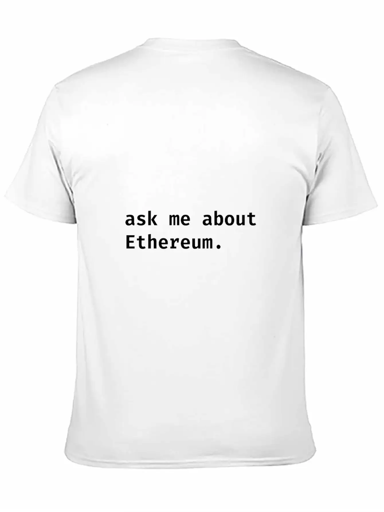 Ethereum Crypto Bitcoin Cryptocurrency Coin Money Timeless Short Sleeve Tee – Comfy And Minimalist Design