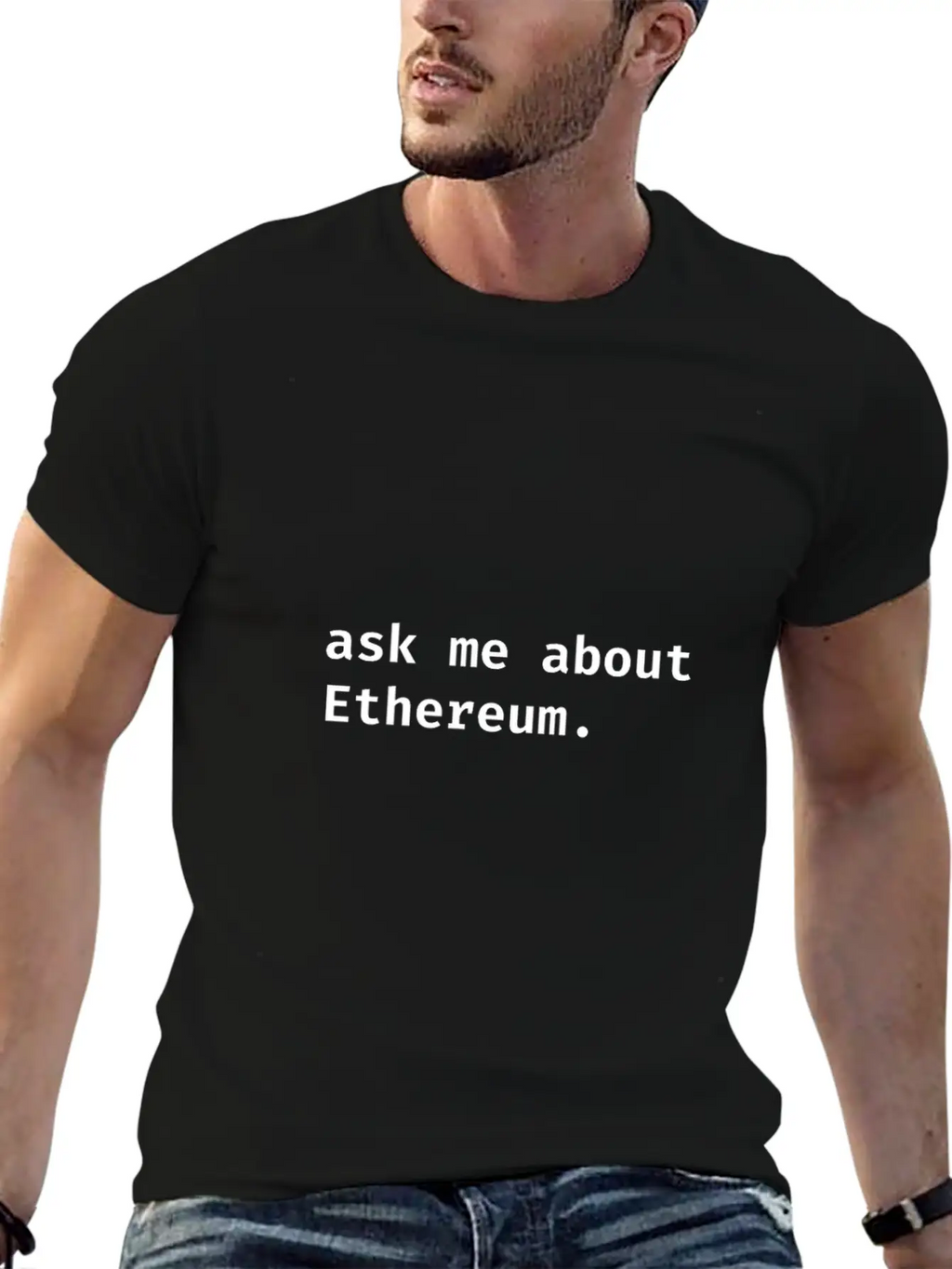 Ethereum Crypto Bitcoin Cryptocurrency Coin Money Timeless Short Sleeve Tee – Comfy And Minimalist Design